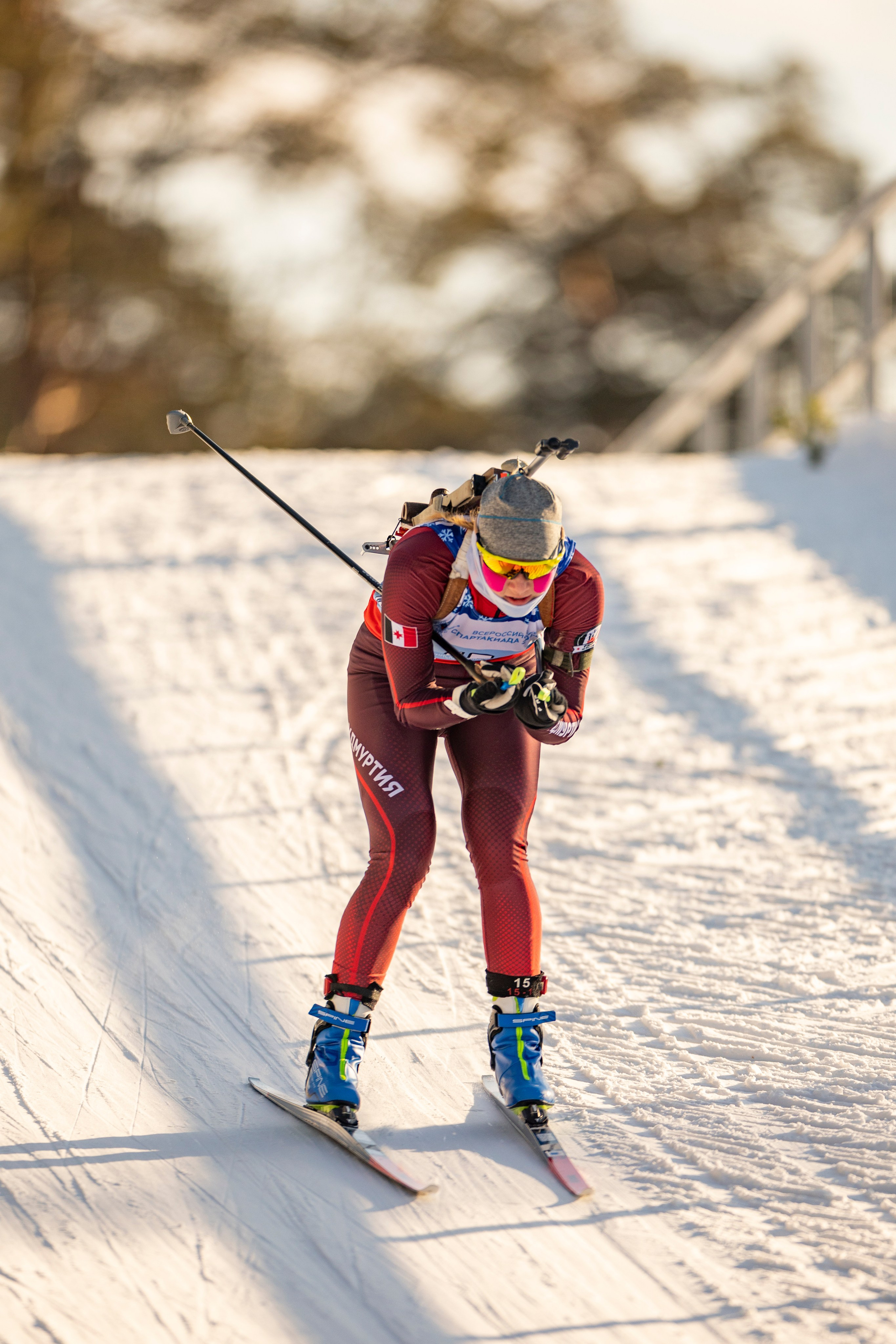 Всероссийская спартакиада по биатлону. Спринт. Женщины. Спортивный репортажный фотограф Казань Нафис Сиразетдинов