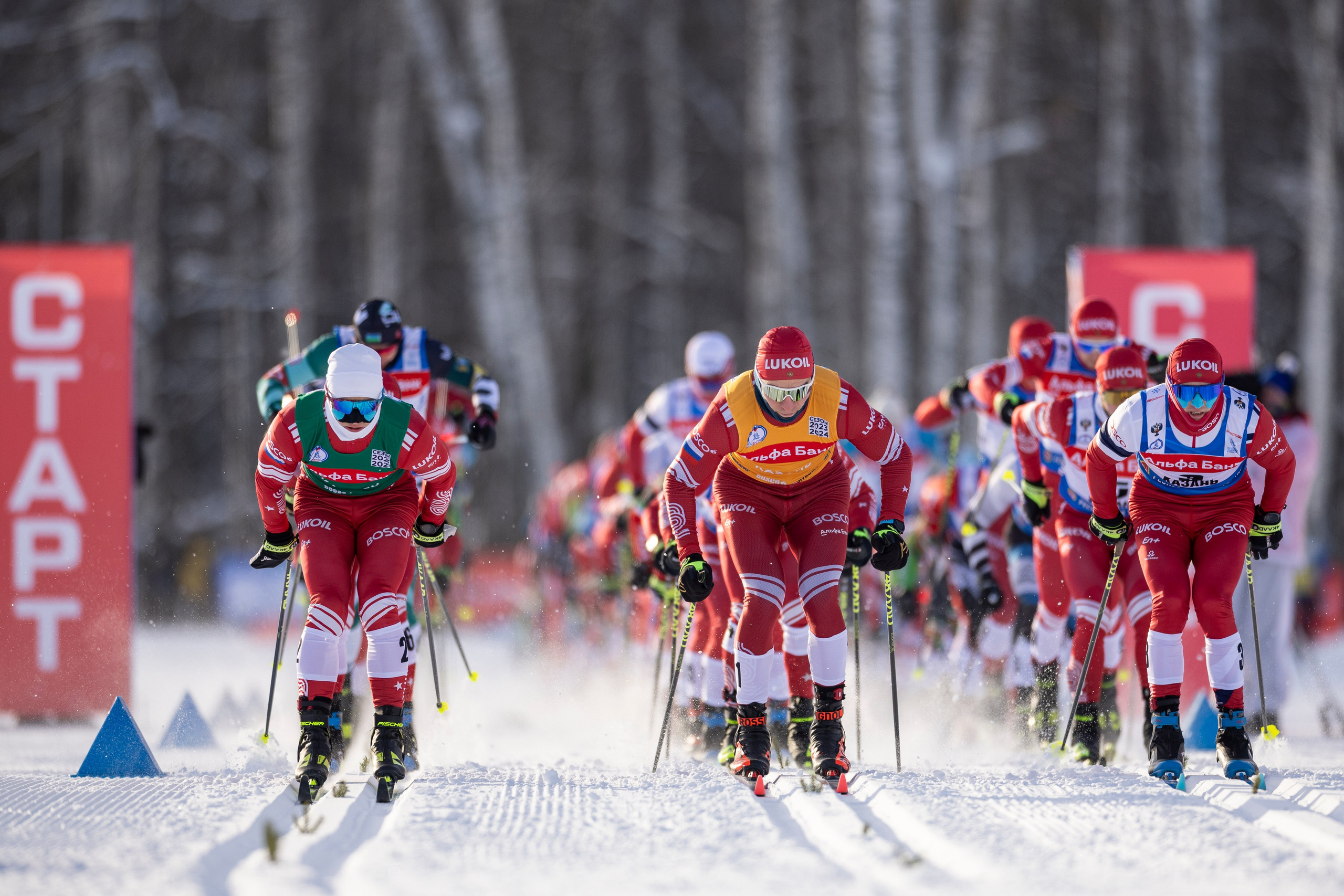 Кубок России по лыжным гонкам. Мужчины скиатлон. Спортивный репортажный фотограф Казань Нафис Сиразетдинов