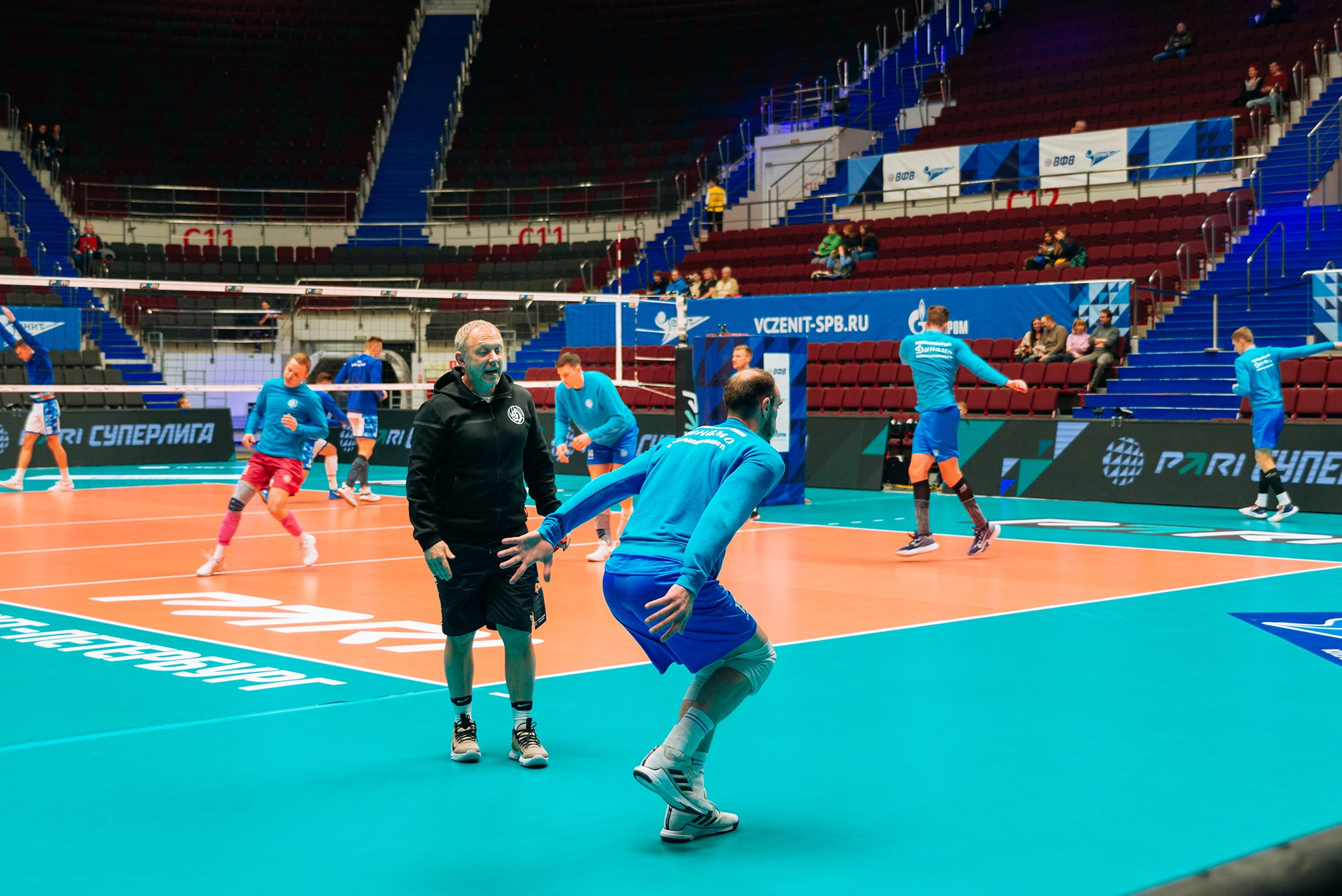 Зенит — Динамо-ЛО. Чемпионат России по волейболу. Февраль 24. Репортажный фотограф в Санкт-Петербурге Анастасия Клёпова