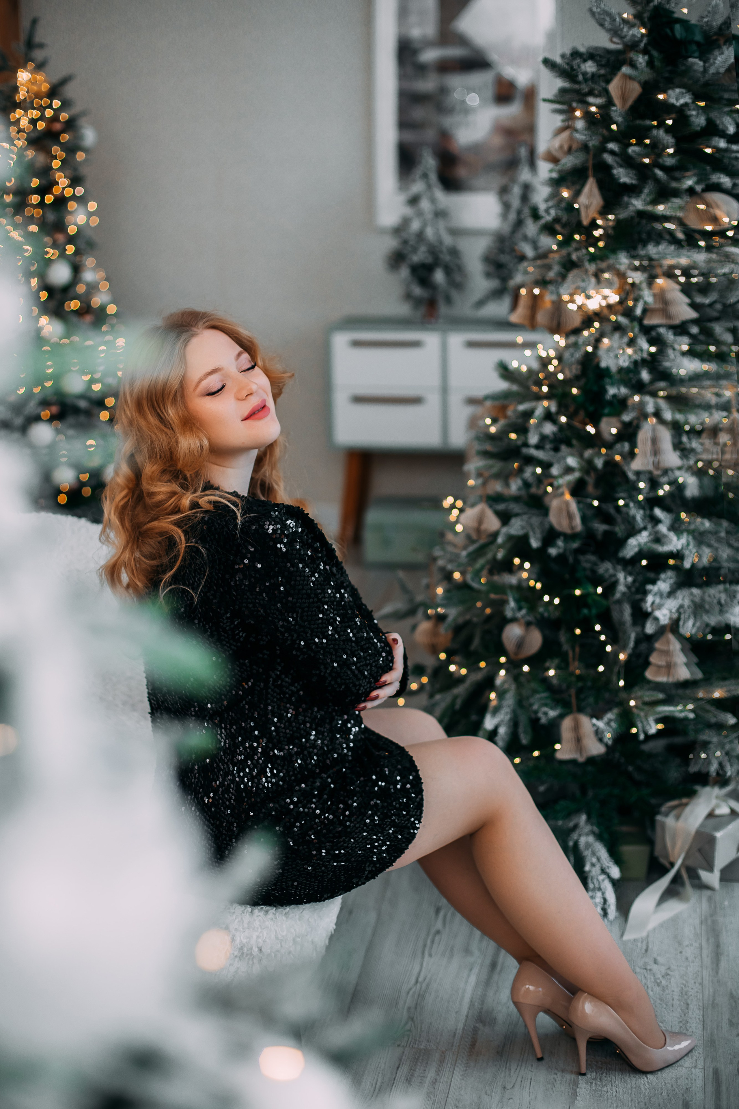 Беременность НГ 2023. Семейный и детский фотограф в Пскове и Санкт-Петербурге Яна Калинина