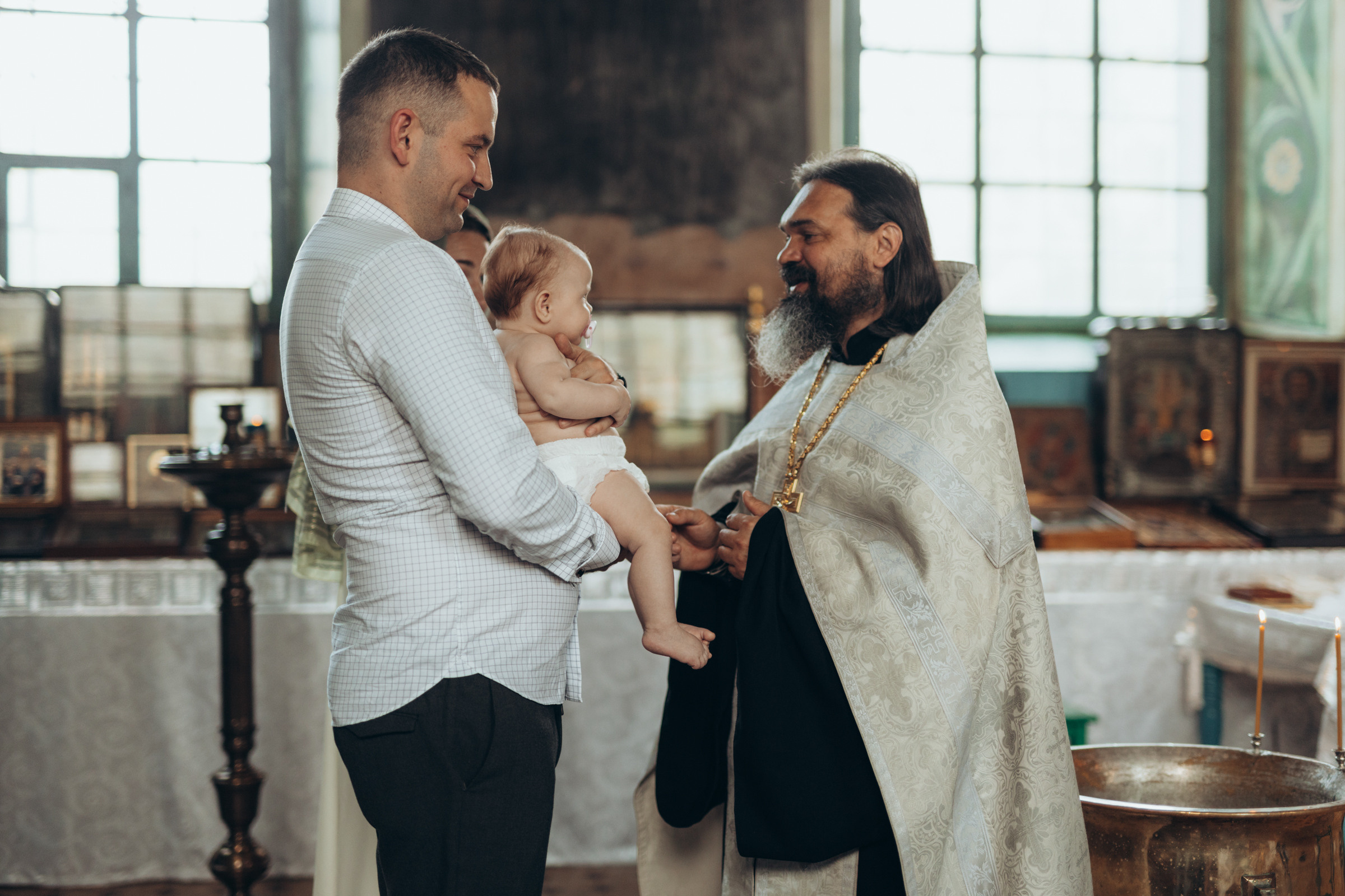Таинство Крещения. Фотограф Евгений Горпиняк