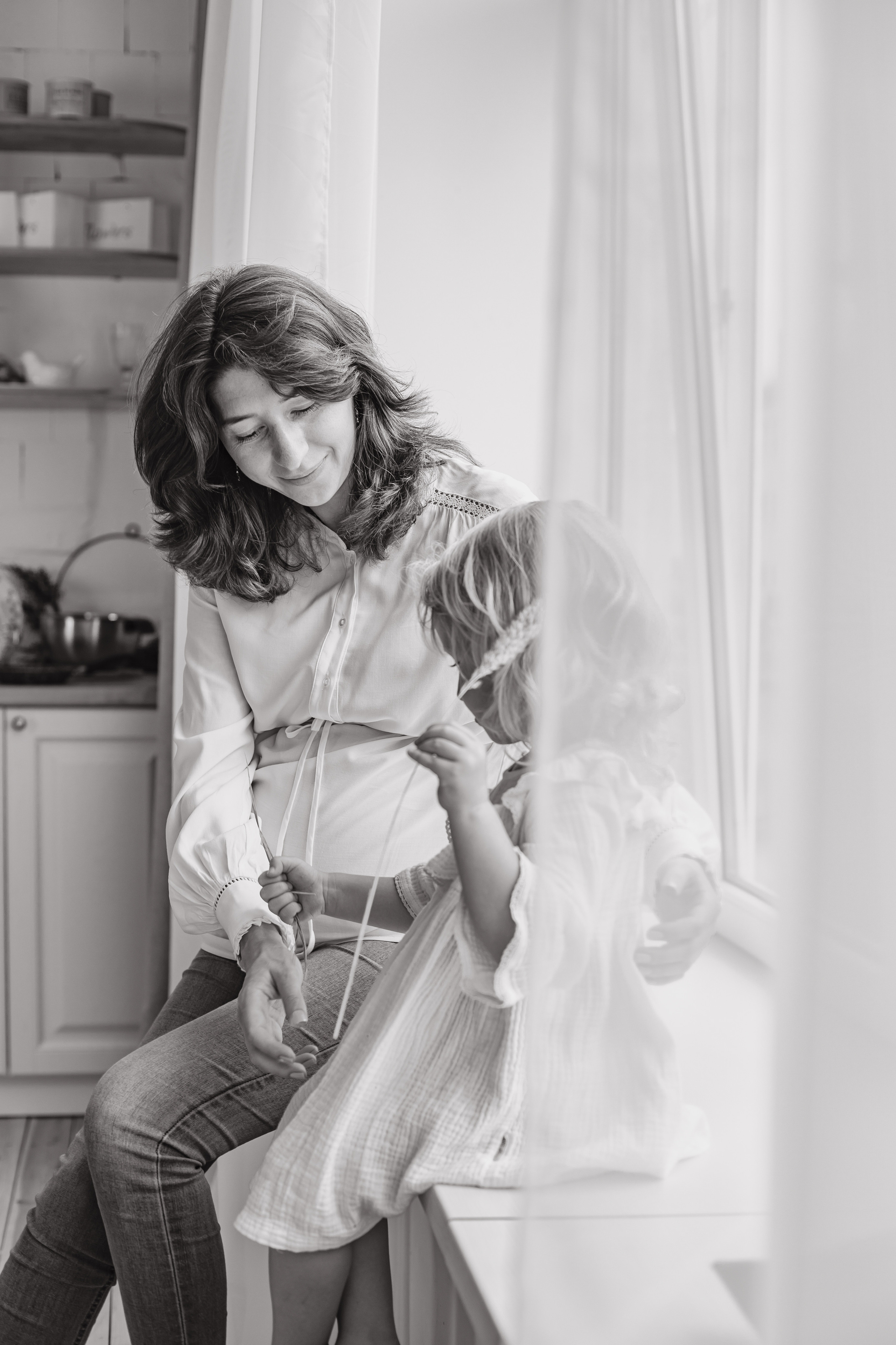 Мария с семьей в студии. Elena Sova — семейный и женский фотограф в Санкт-Петербурге