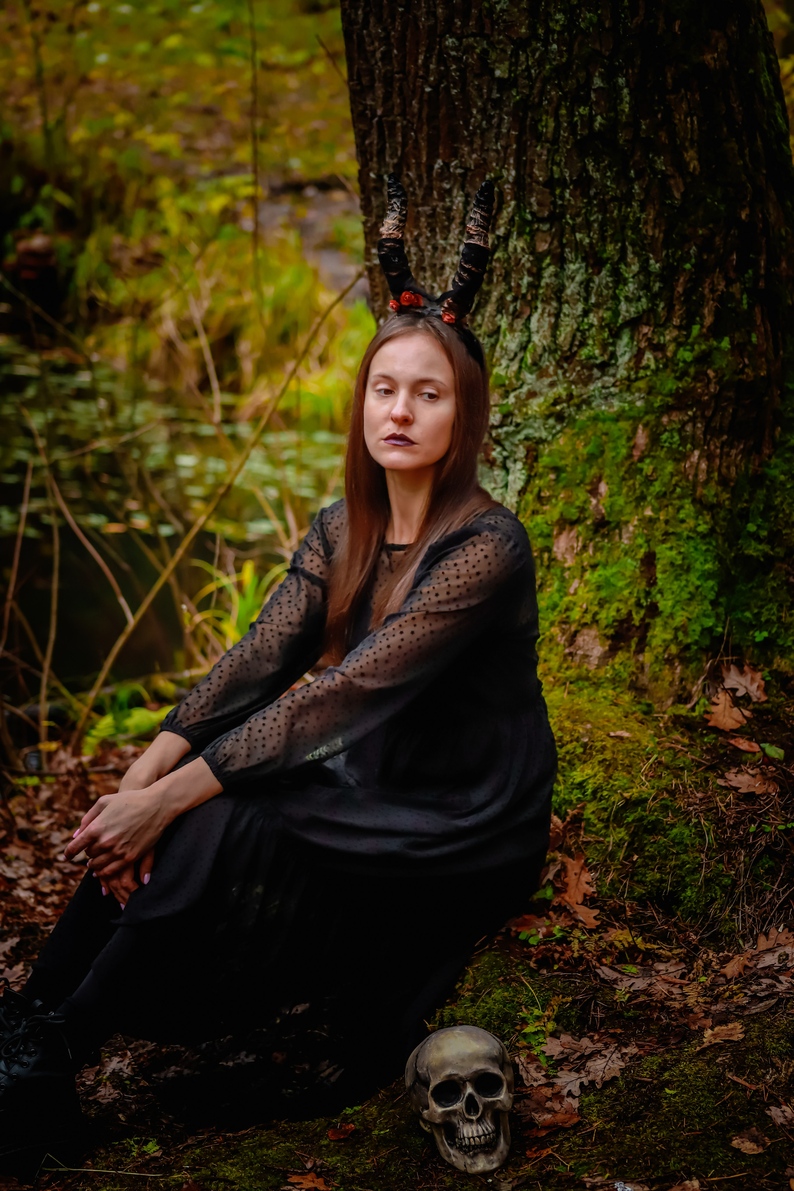 Мистика в Шуваловском (хэллоуин). Elena Sova — семейный и женский фотограф в Санкт-Петербурге