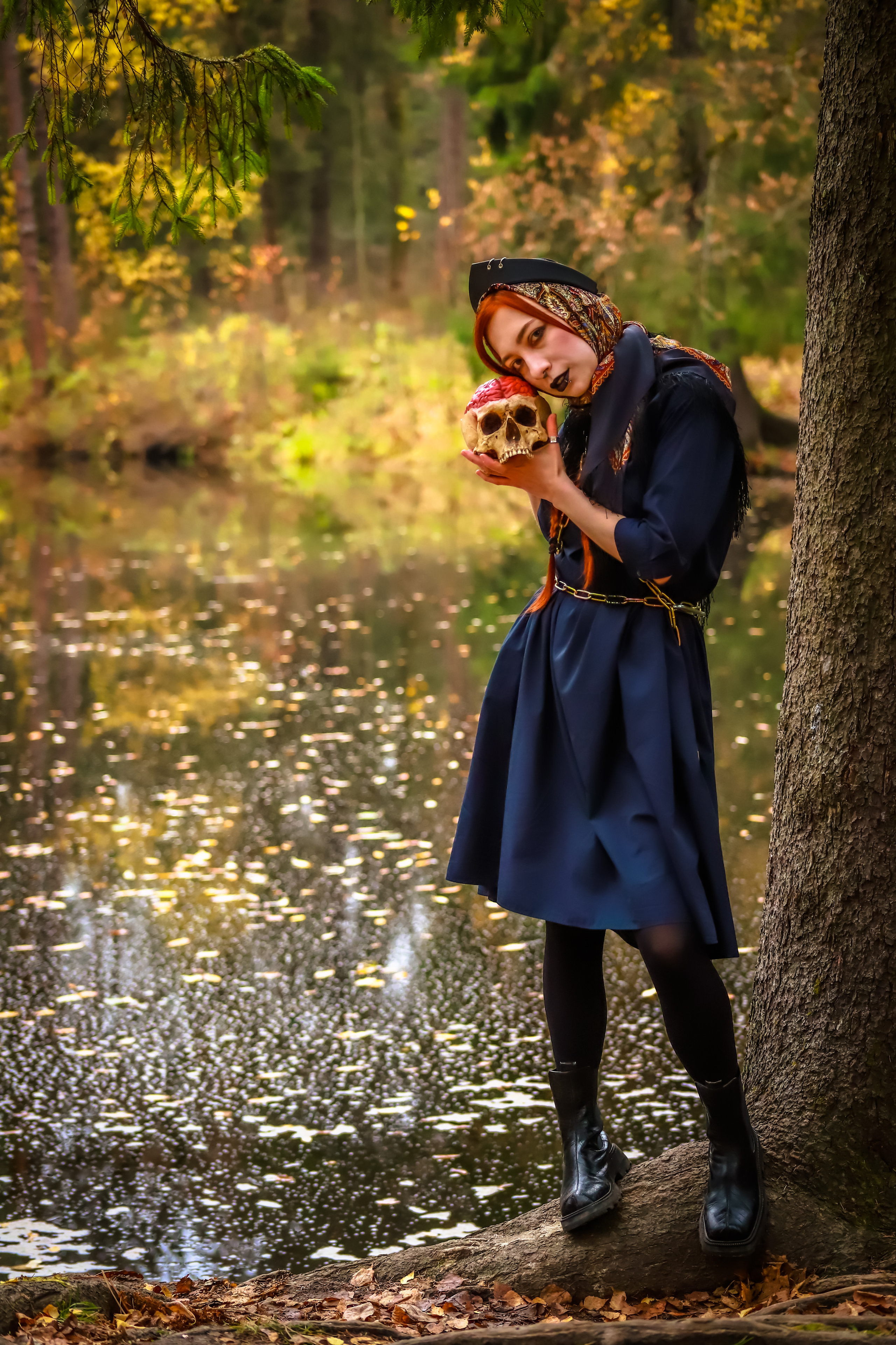 Мистика в Шуваловском (хэллоуин). Elena Sova — семейный и женский фотограф в Санкт-Петербурге