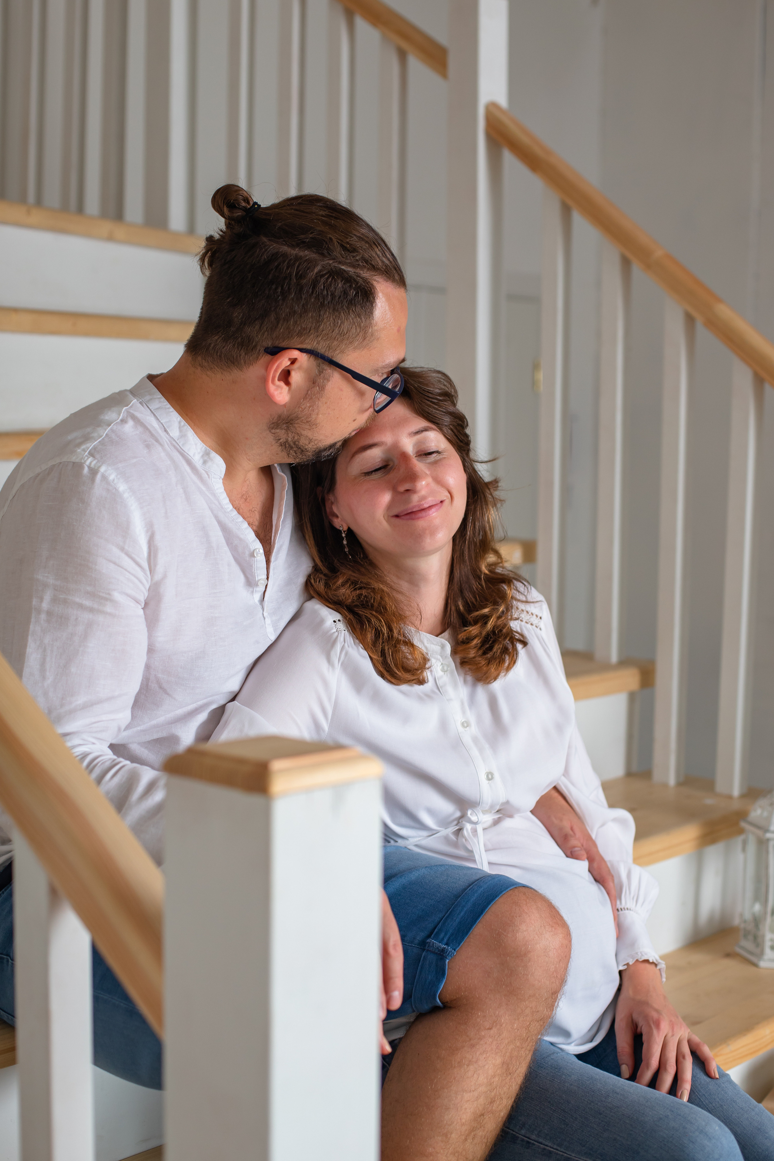 Мария с семьей в студии. Elena Sova — семейный и женский фотограф в Санкт-Петербурге
