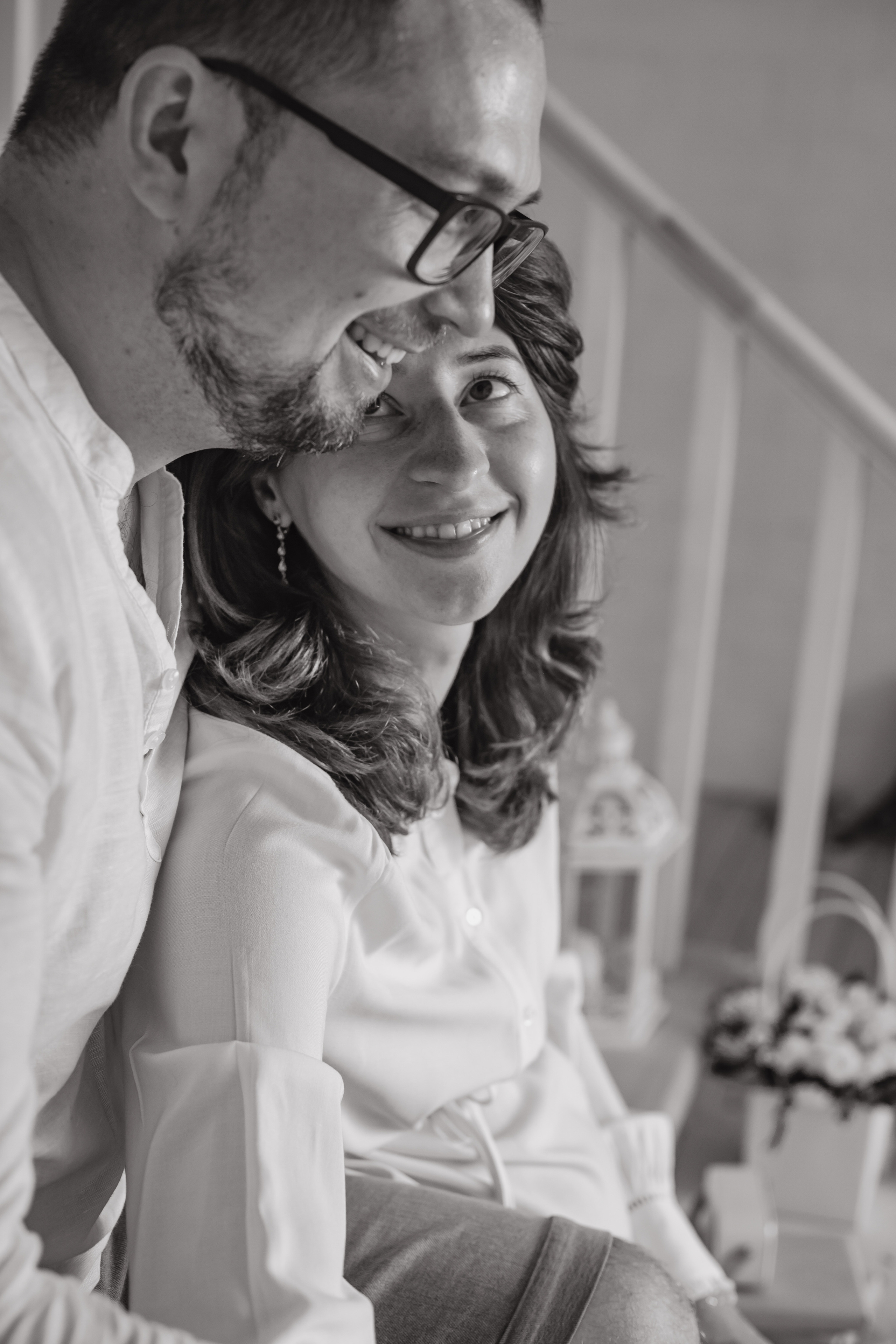 Мария с семьей в студии. Elena Sova — семейный и женский фотограф в Санкт-Петербурге