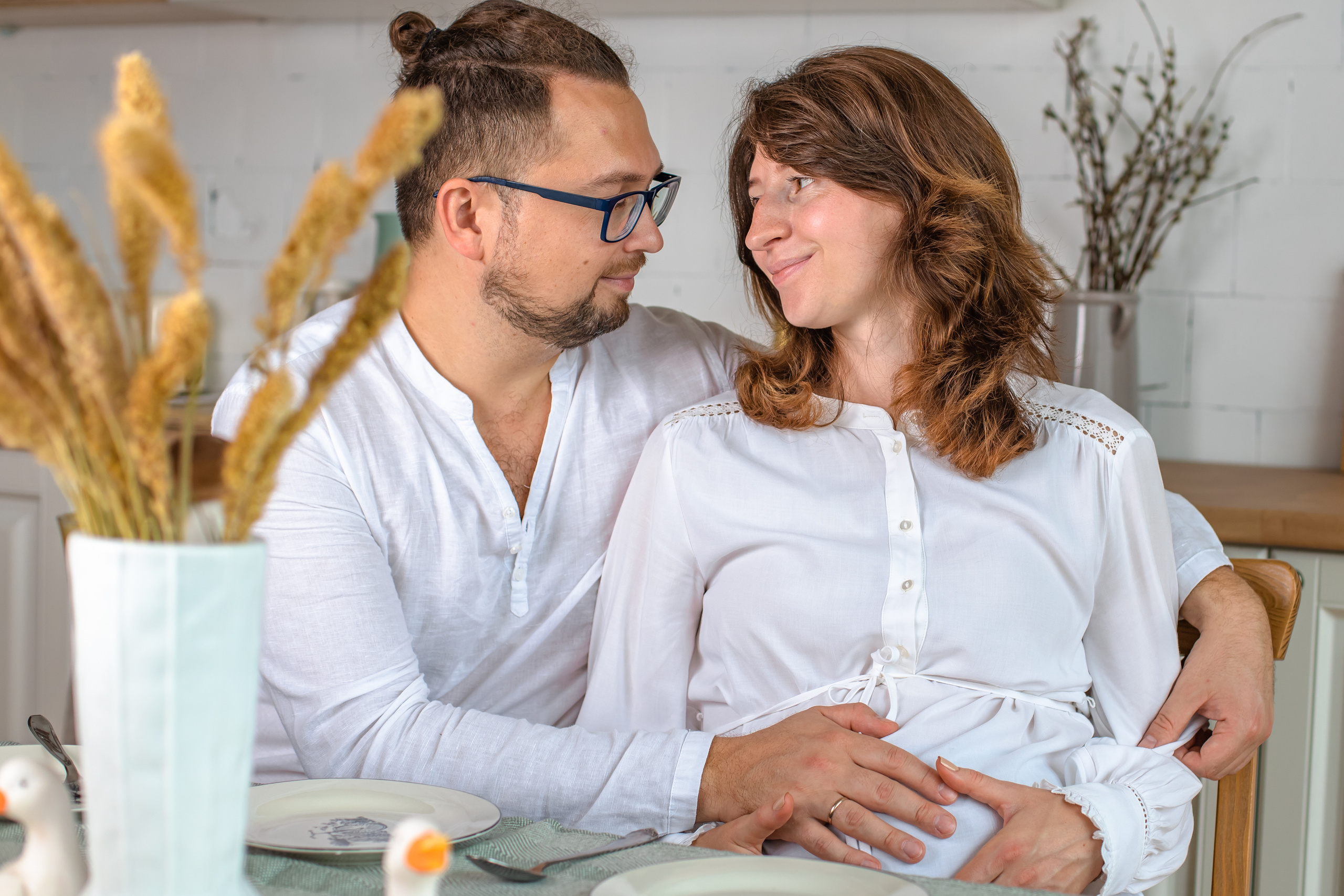 Мария с семьей в студии. Elena Sova — семейный и женский фотограф в Санкт-Петербурге