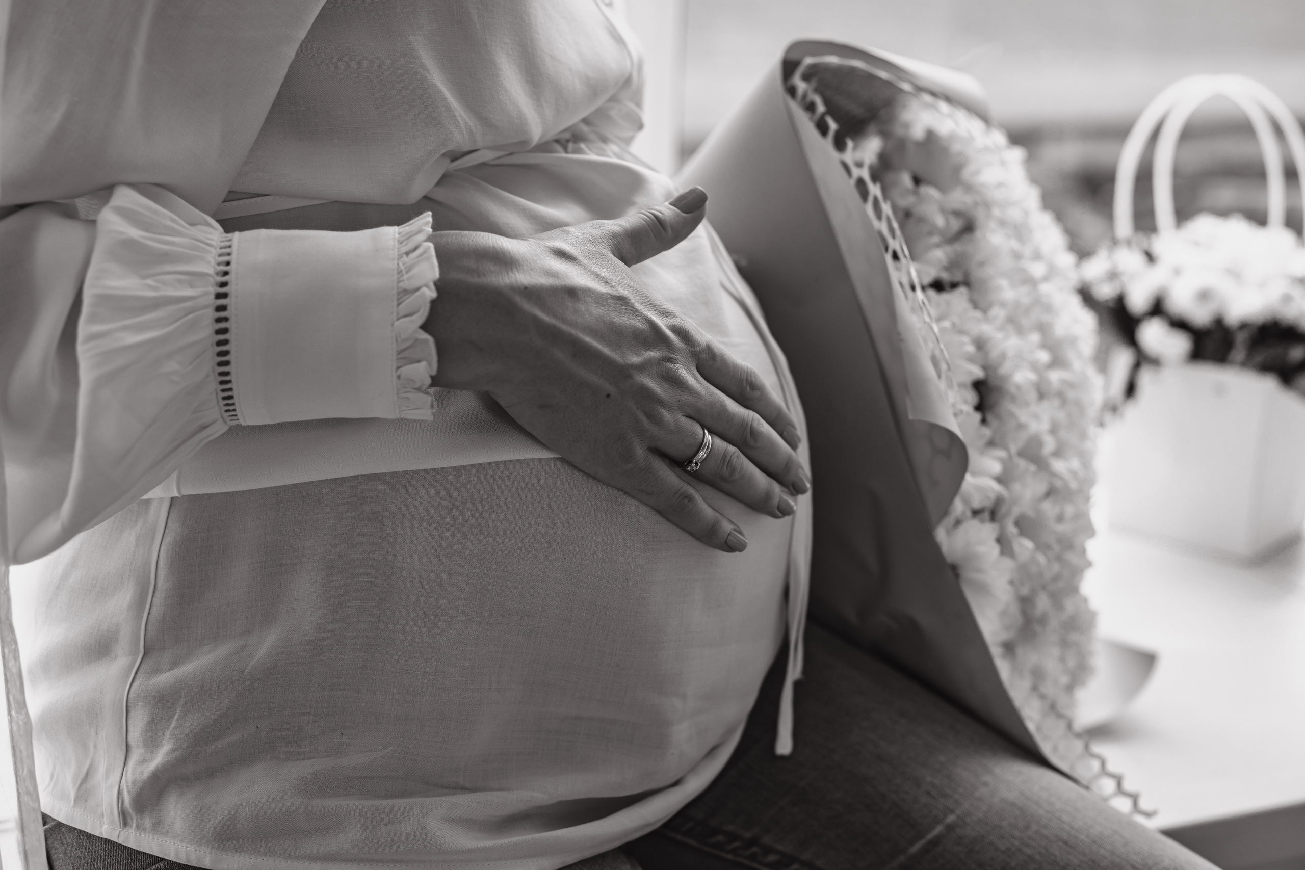 Мария с семьей в студии. Elena Sova — семейный и женский фотограф в Санкт-Петербурге