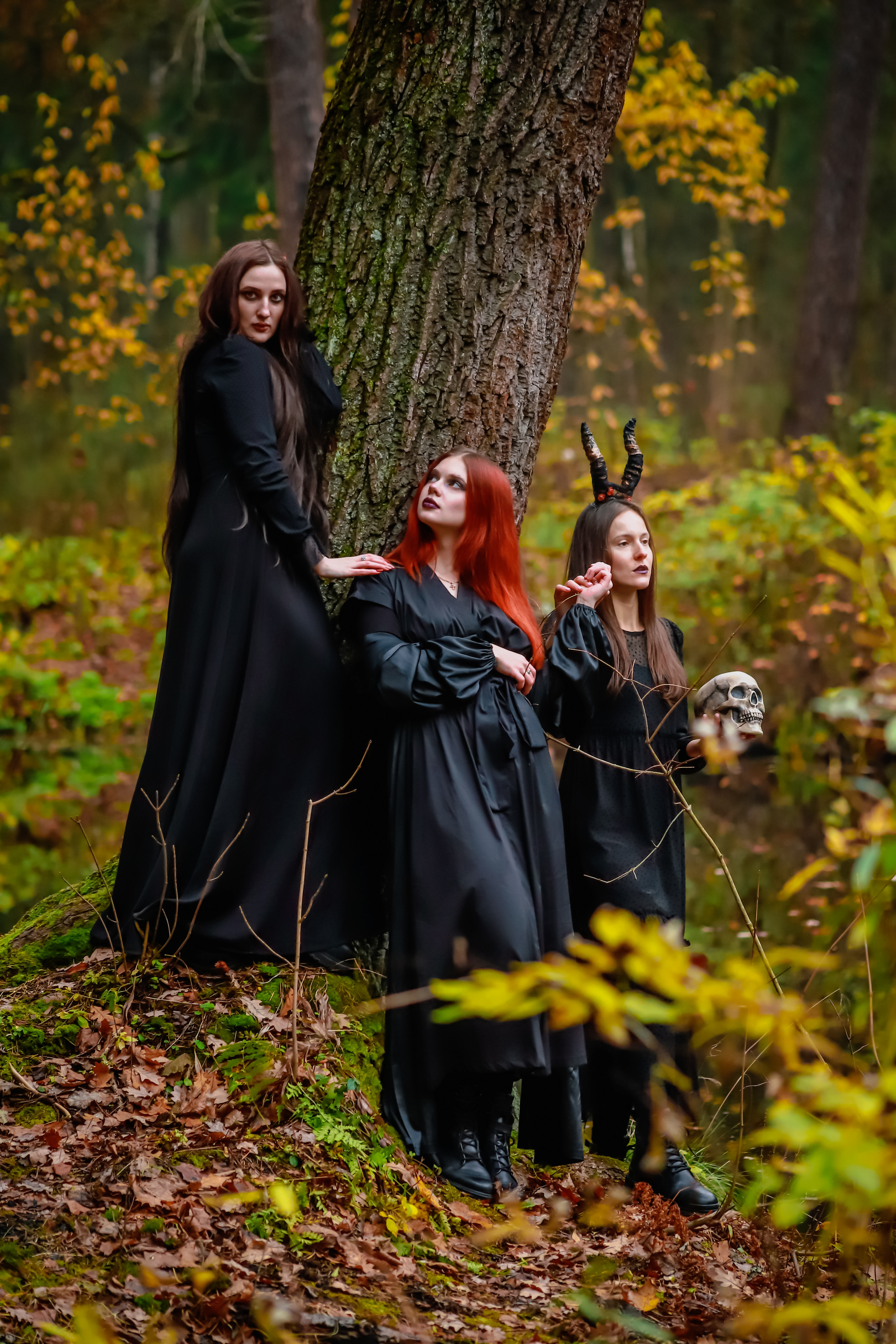 Мистика в Шуваловском (хэллоуин). Elena Sova — семейный и женский фотограф в Санкт-Петербурге