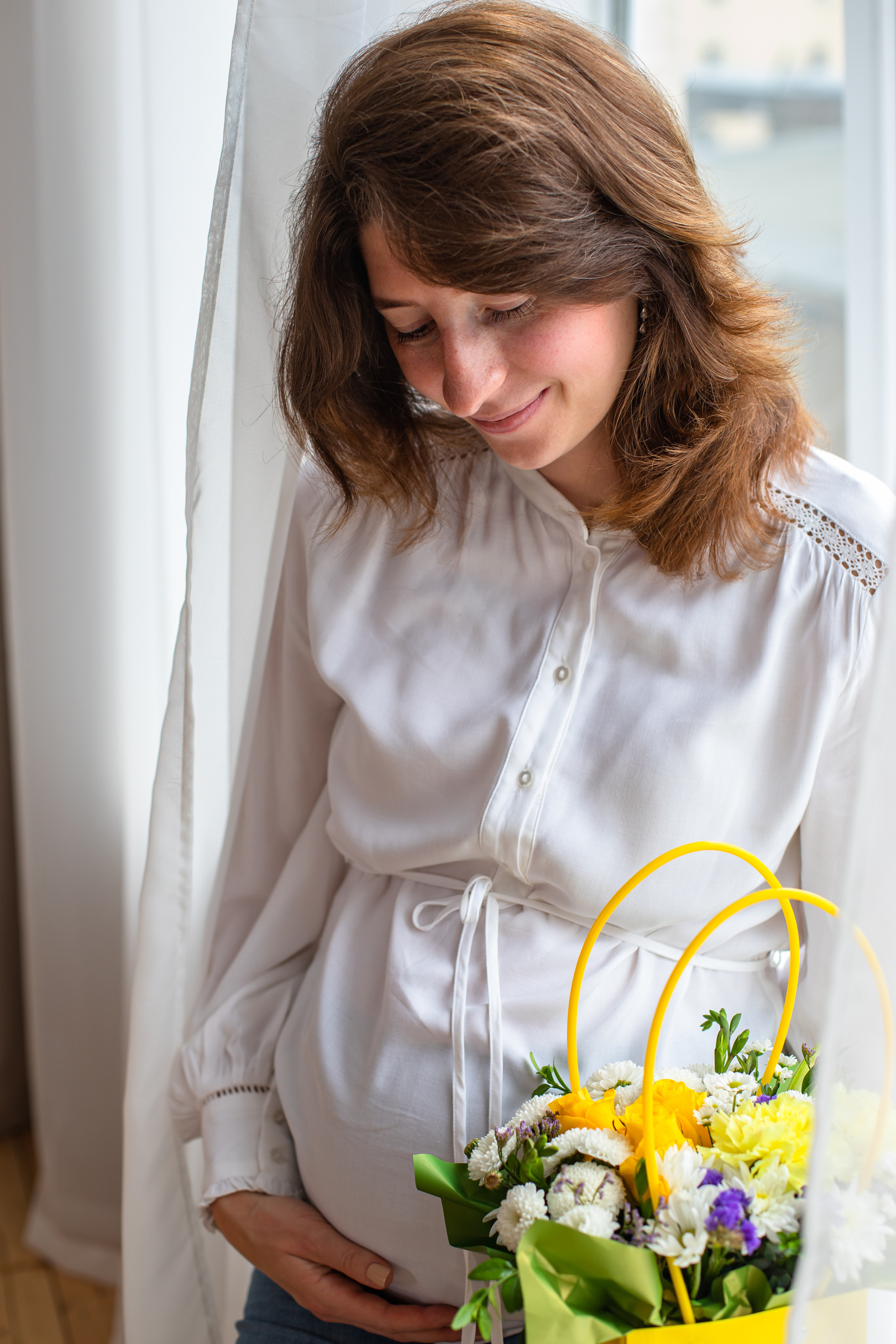 Мария с семьей в студии. Elena Sova — семейный и женский фотограф в Санкт-Петербурге