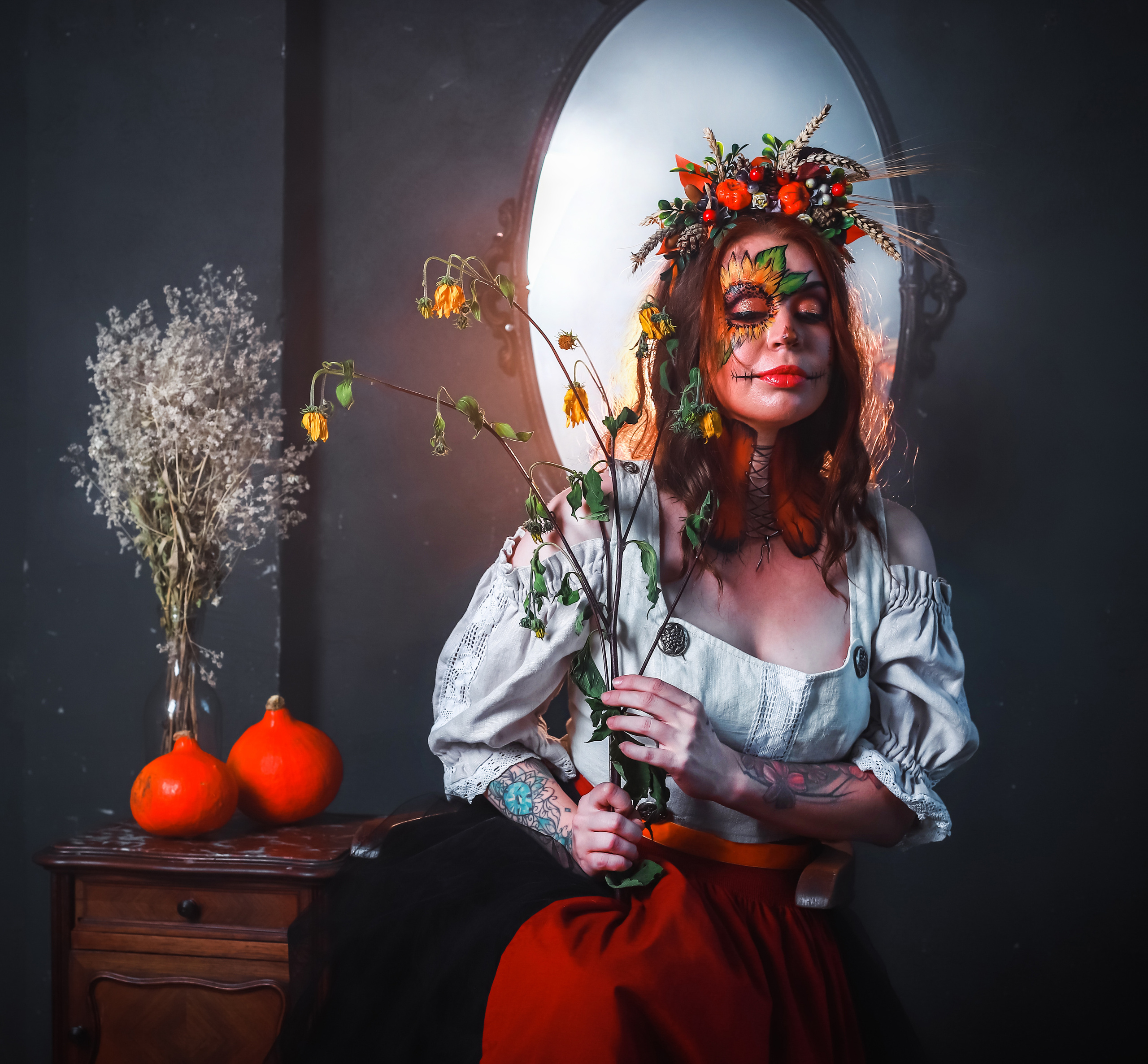 Halloween в студии. Elena Sova — семейный и женский фотограф в Санкт-Петербурге