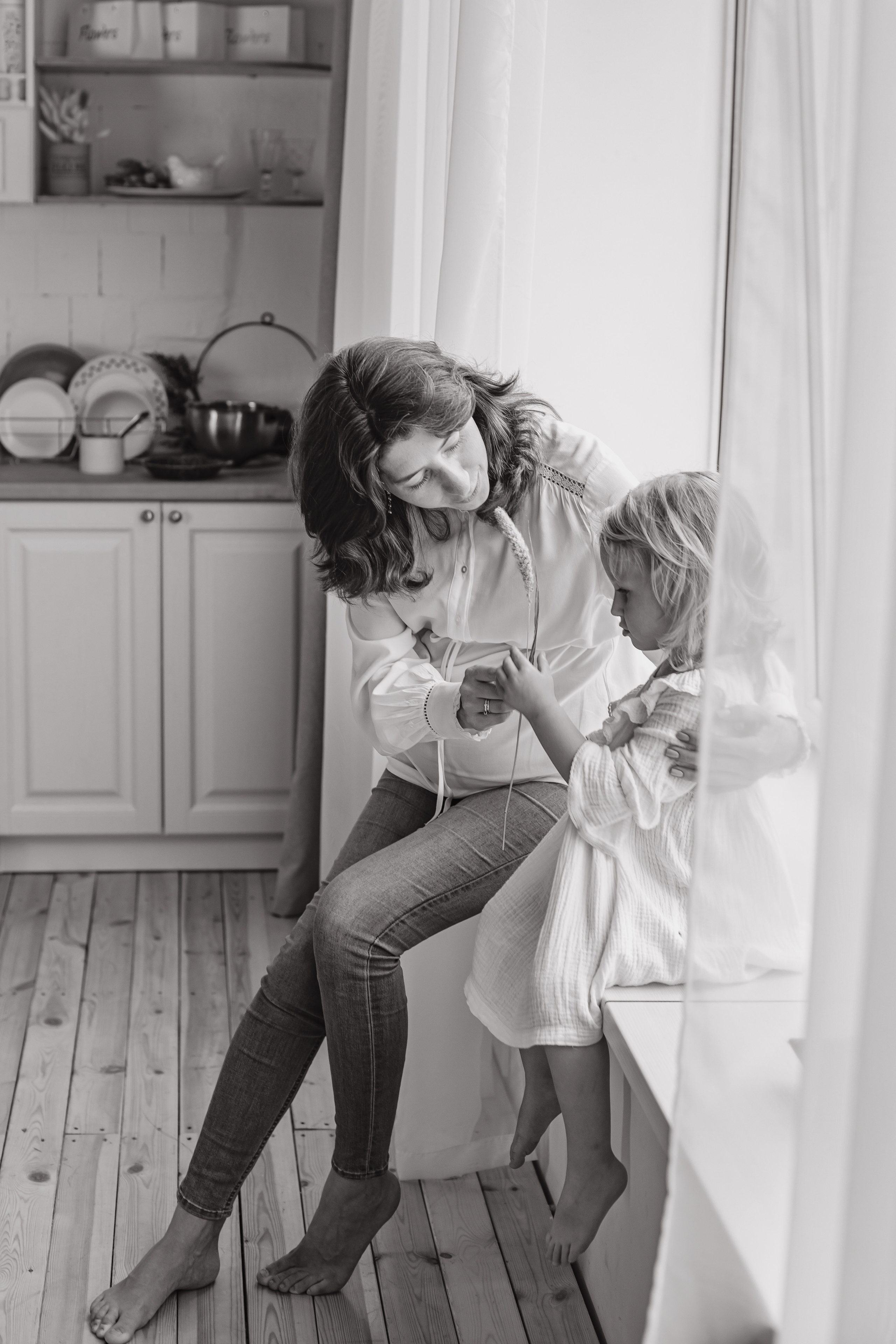 Мария с семьей в студии. Elena Sova — семейный и женский фотограф в Санкт-Петербурге