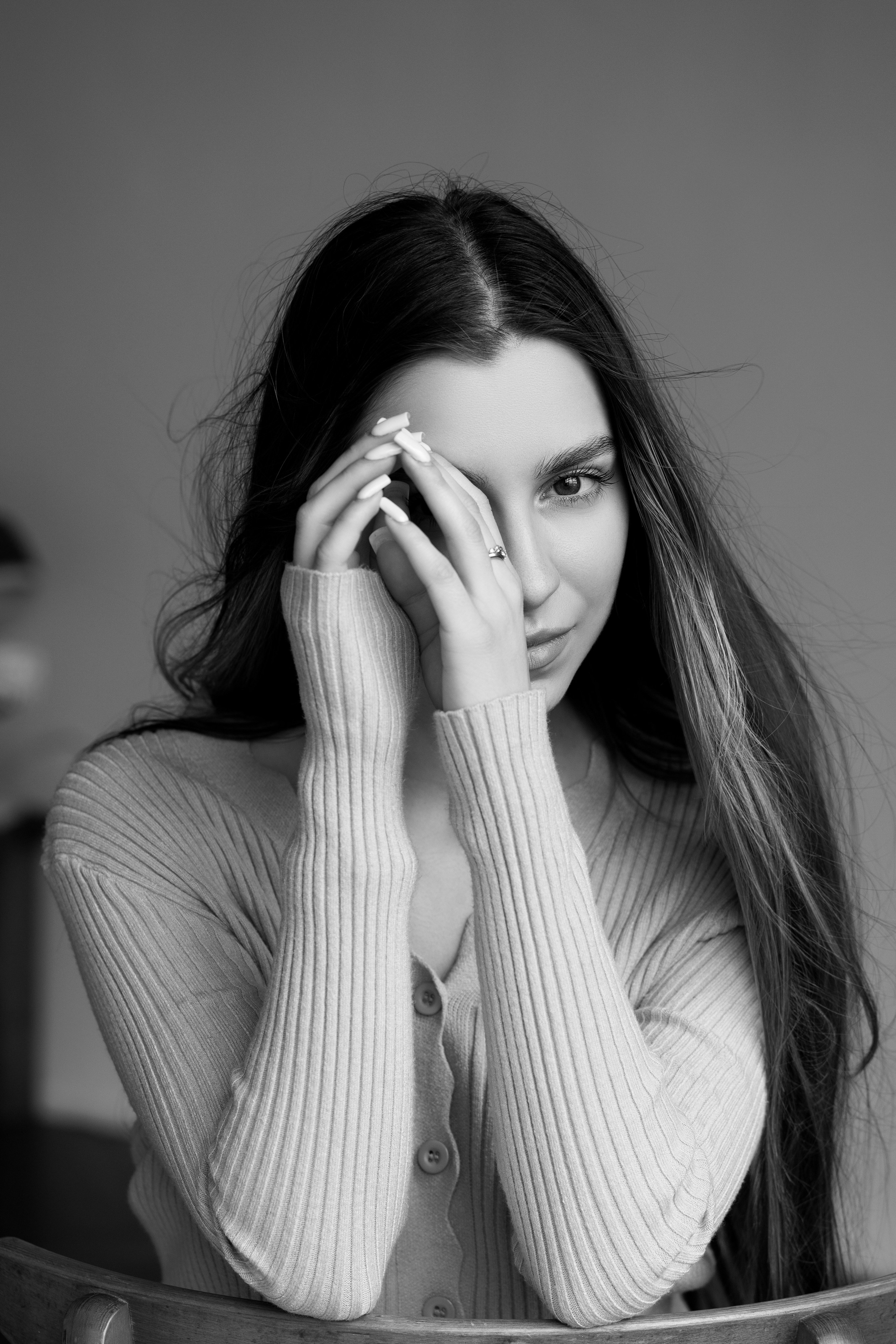 Женский портрет в студии. Фотограф Минск