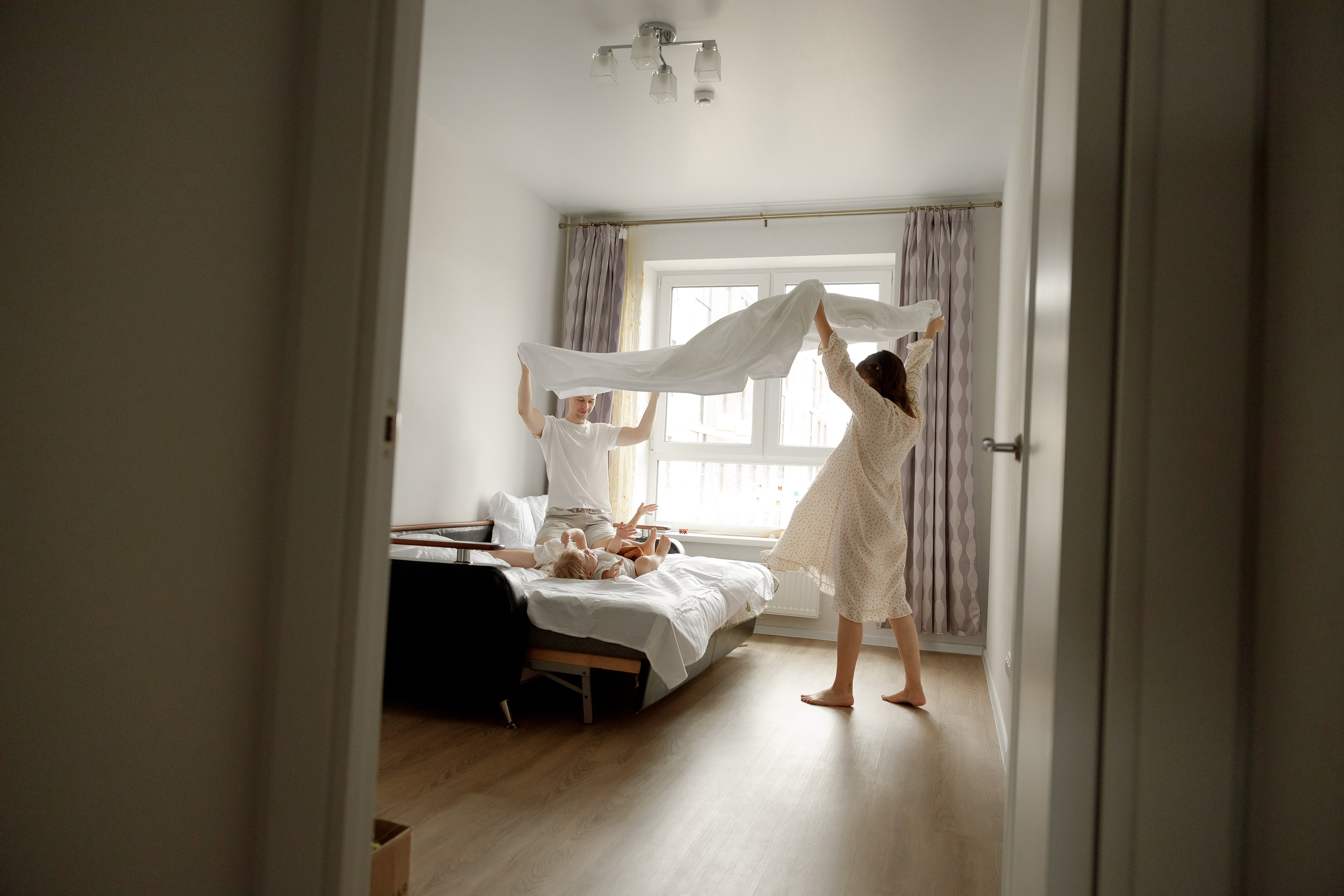 Домашняя семейная съёмка. Фотограф Москва