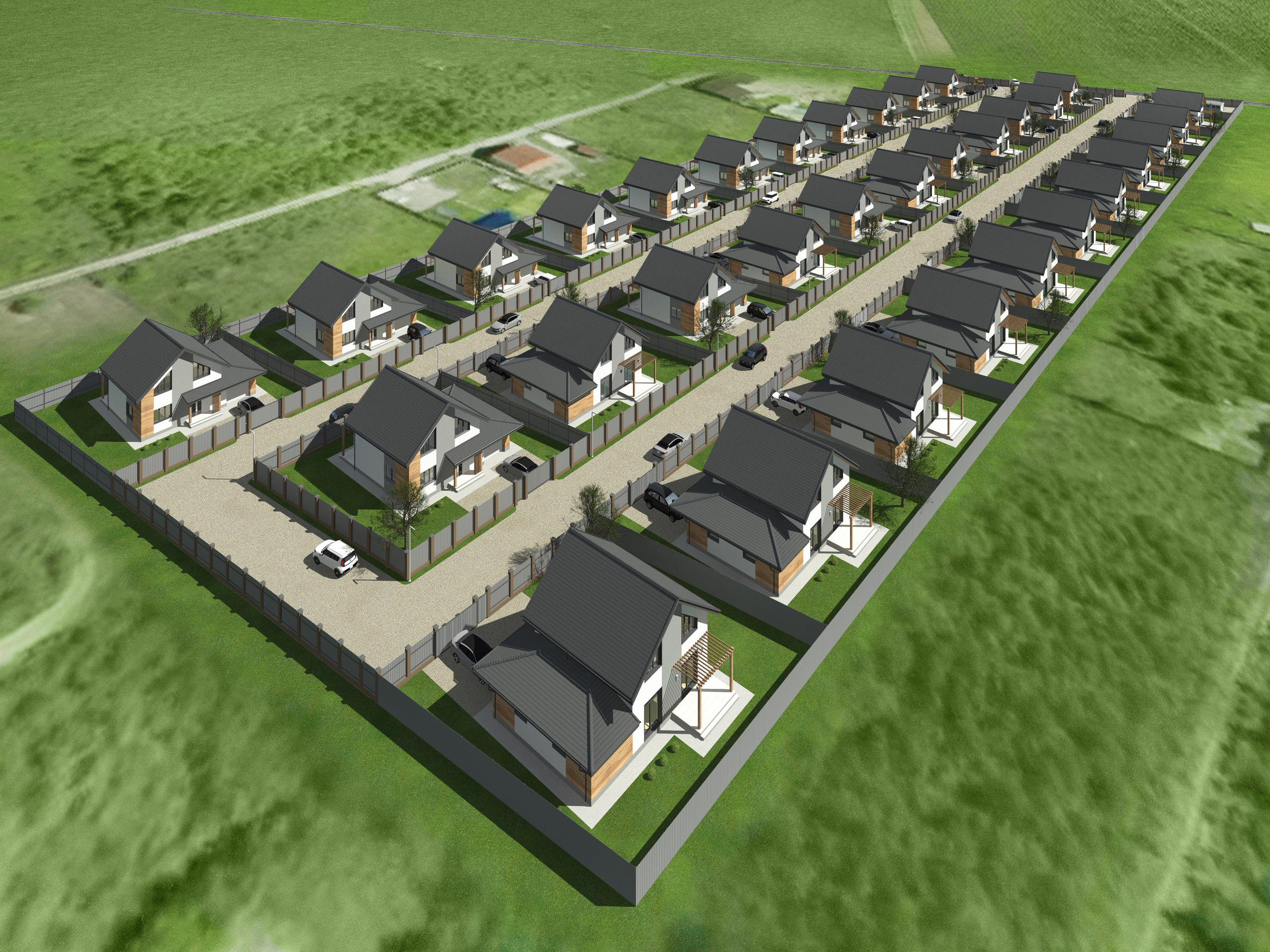 Коттеджный поселок с ИЖД 160 м². ПРОЕКТИРОВАНИЕ ИНТЕРЬЕРОВ И АРХИТЕКТУРНЫХ РЕШЕНИЙ В СТУДИИ SHELOFAST DESIGN