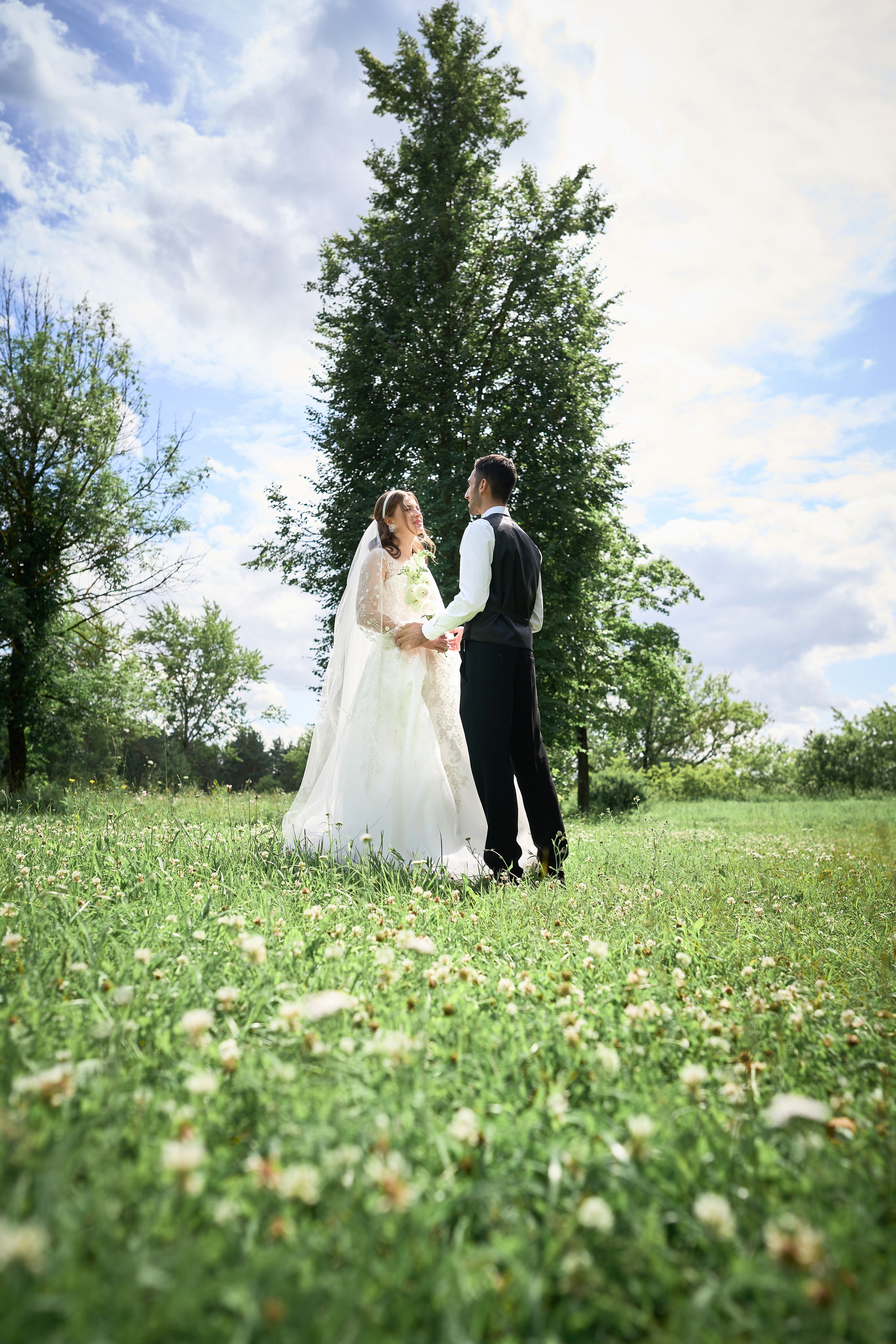 Свадебная фотосъемка. Парк в Коломне. Фотограф Коломна Илья Богатырев