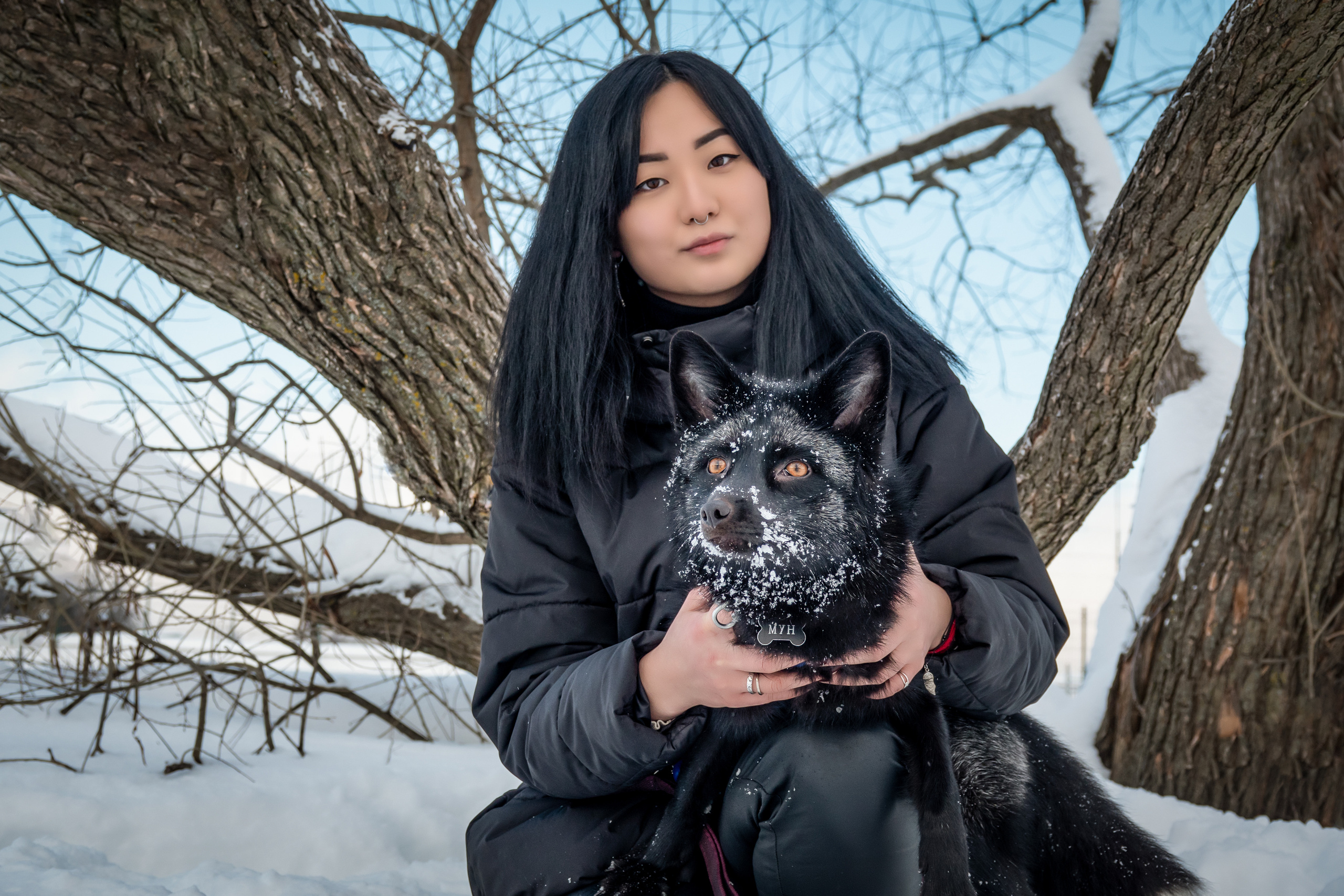 Лис Мун и его человек Влада. Фотограф-анималист в Москве Юлия Лайхо