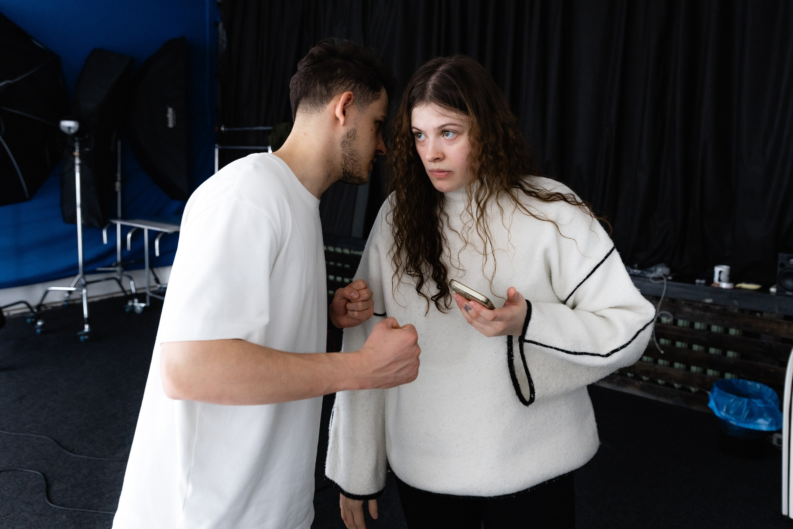 Бэкстейдж съемки Argymax. Фотограф Иван Косарев