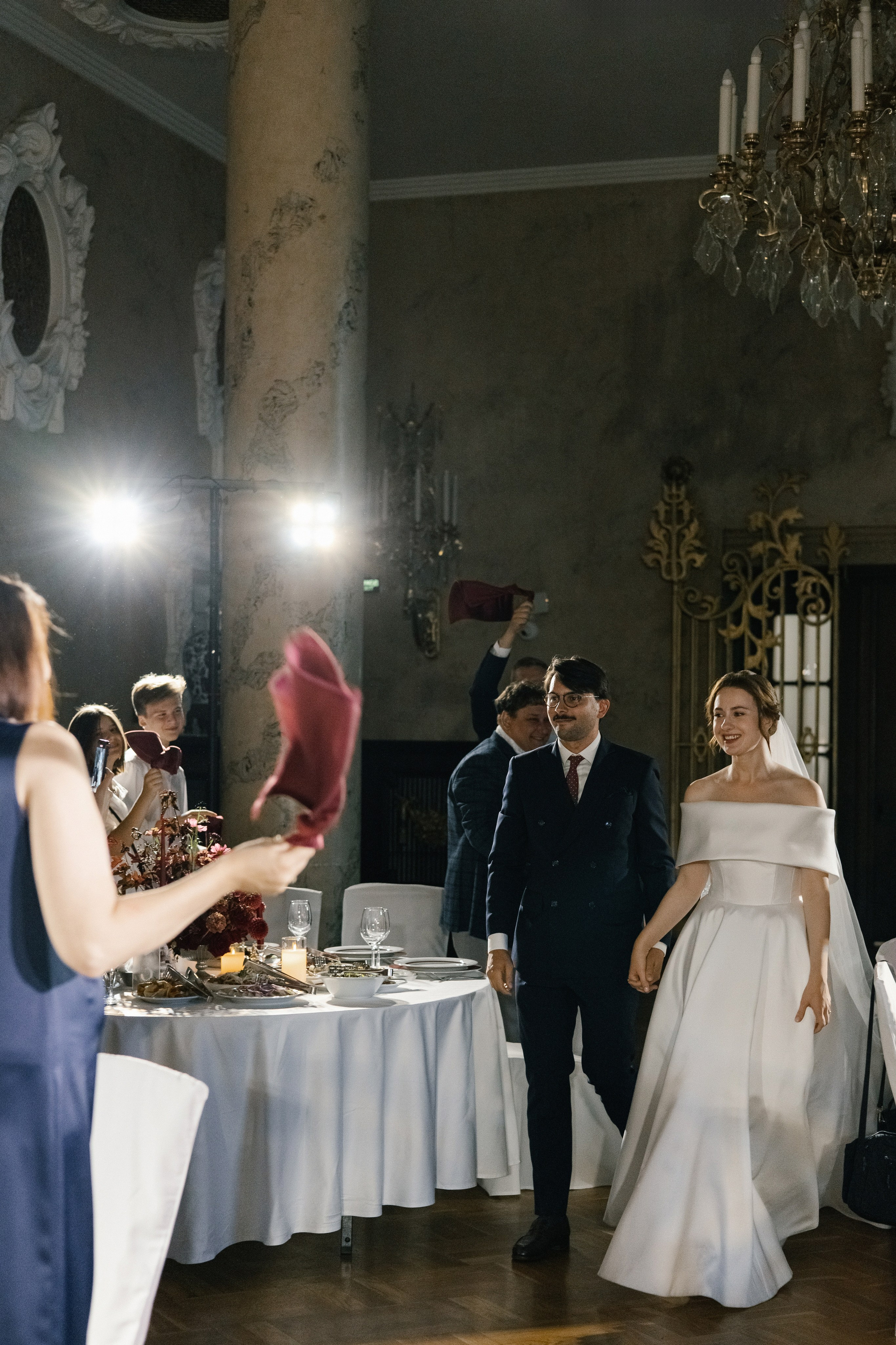 Свадебный банкет в отеле Хилтон Москва Ленинградская. Свадебный фотограф Москва