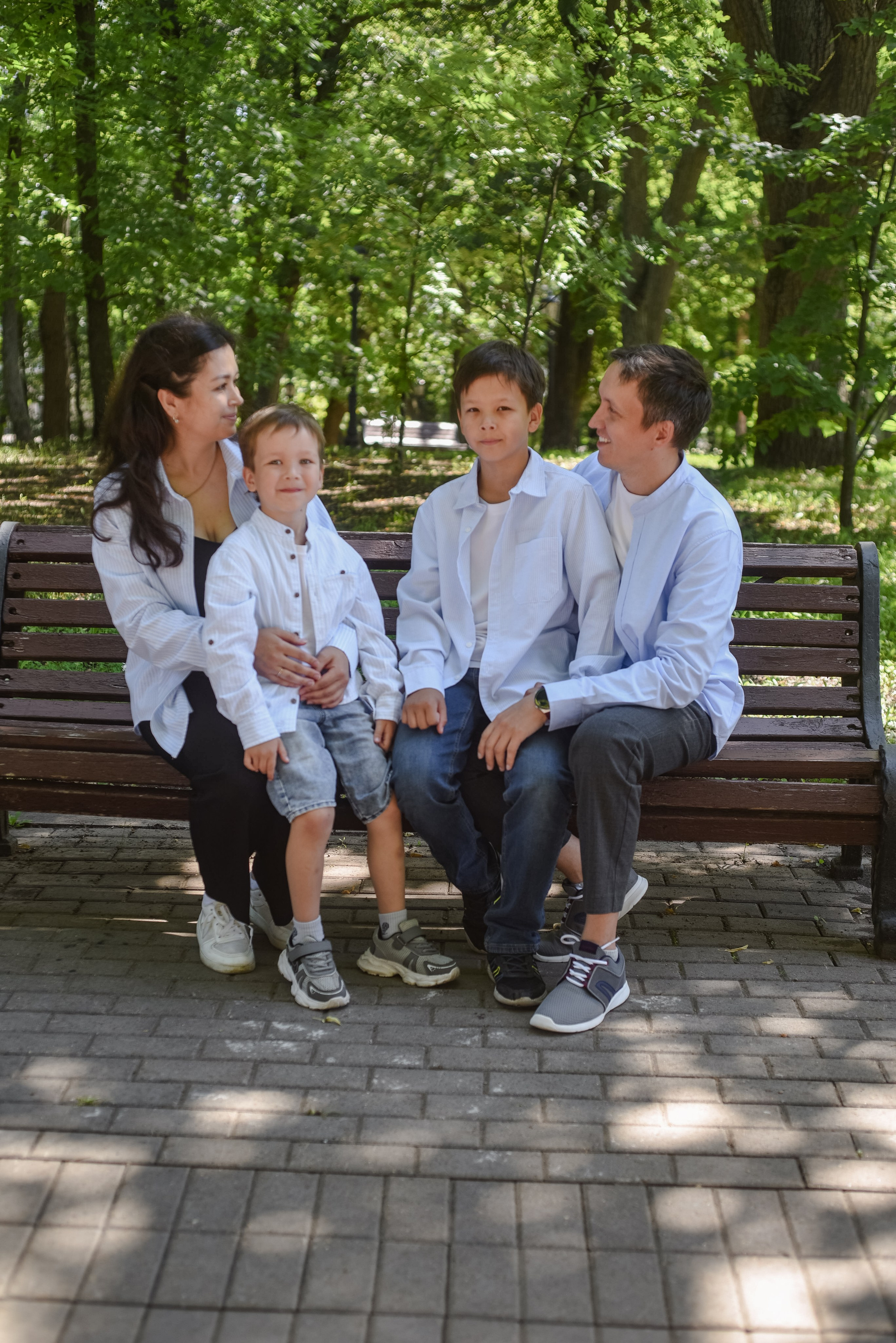 Семейная съемка в парке. Семейный и свадебный фотограф в г. Уфа Динара