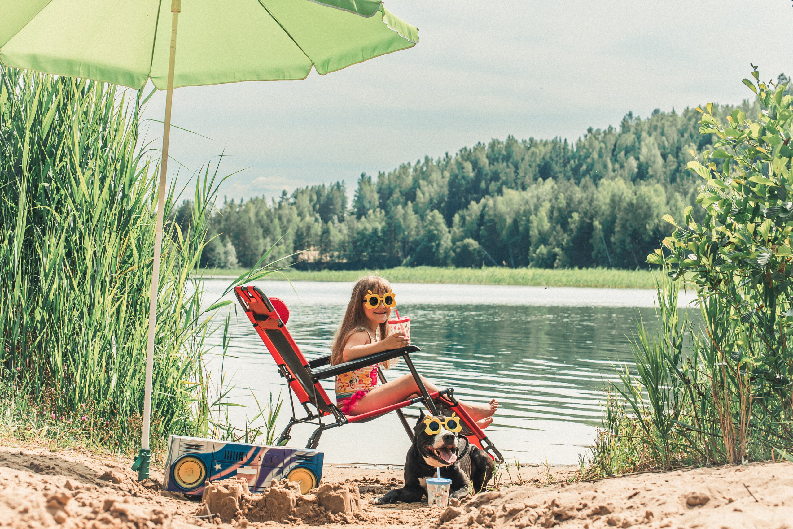 Фотосессия летом на озере. Фотограф Макс Огурцов в Нижнем Новгороде