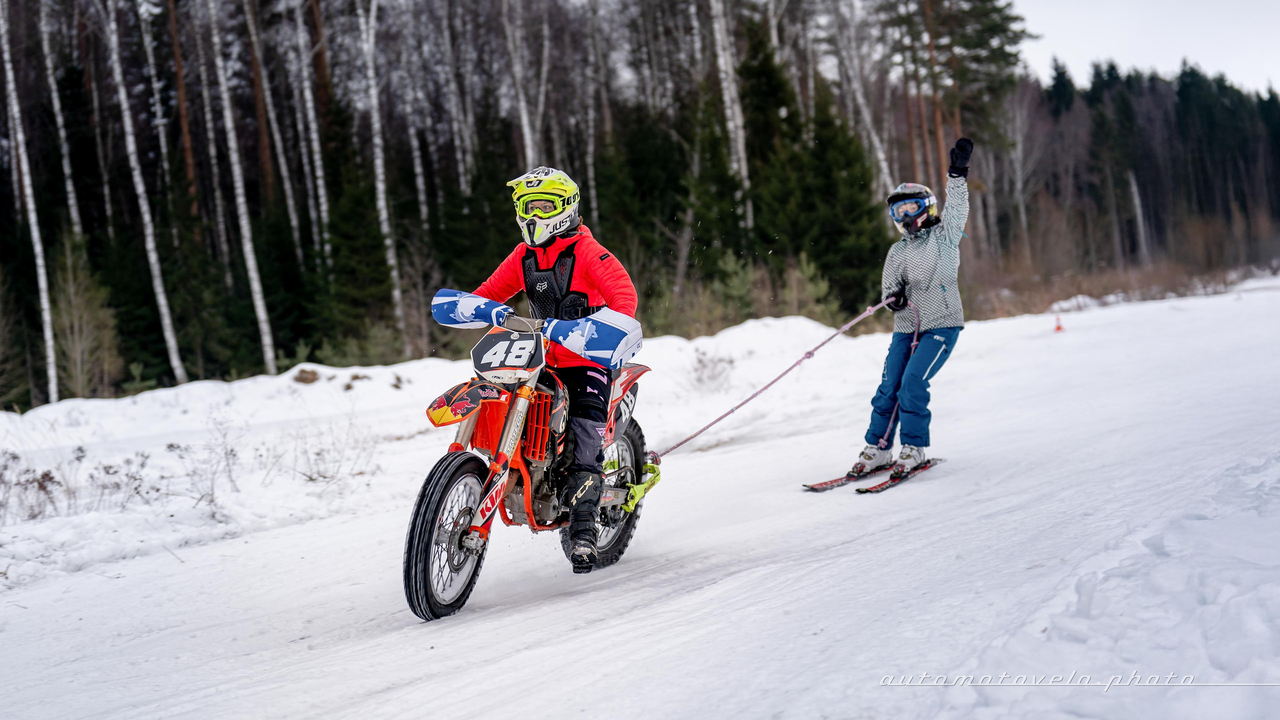 Скийоринг в Конаково 2024/25. 1 этап