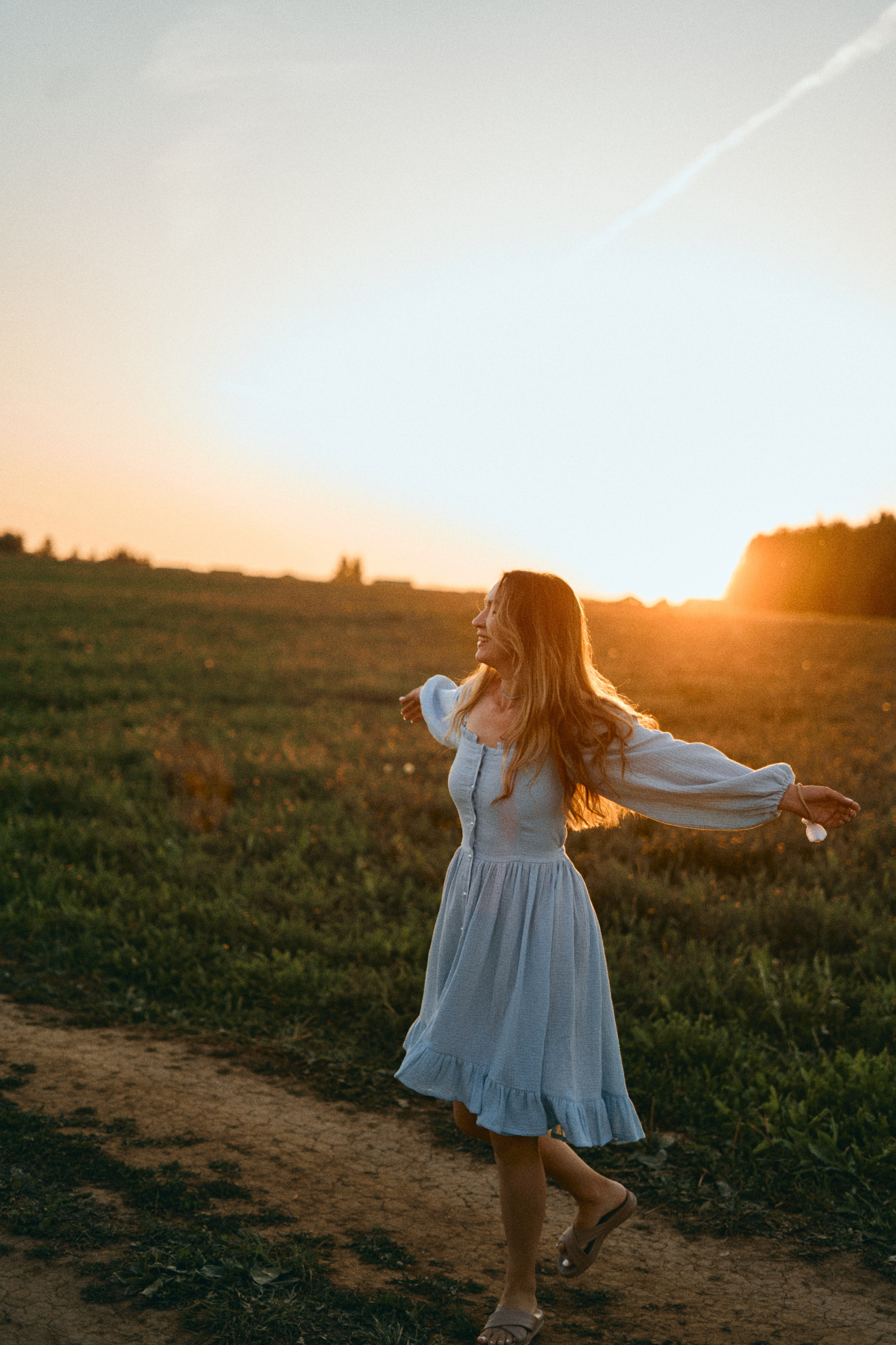 Лето, стирка и закат. Фотограф Киров Анжелика Некрасова