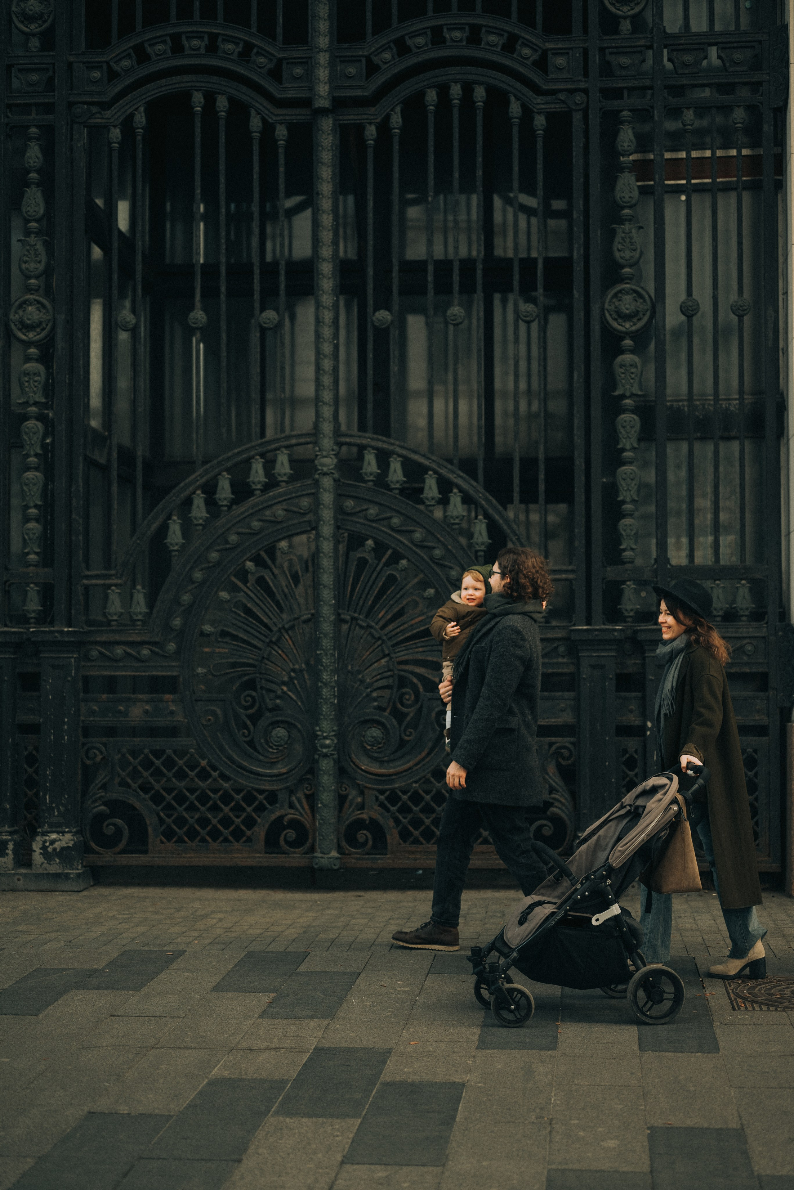 Прогулка по Москве. Ксения, Лев и Аркадий. Семейный фотограф в Москве Дарья Пузикова