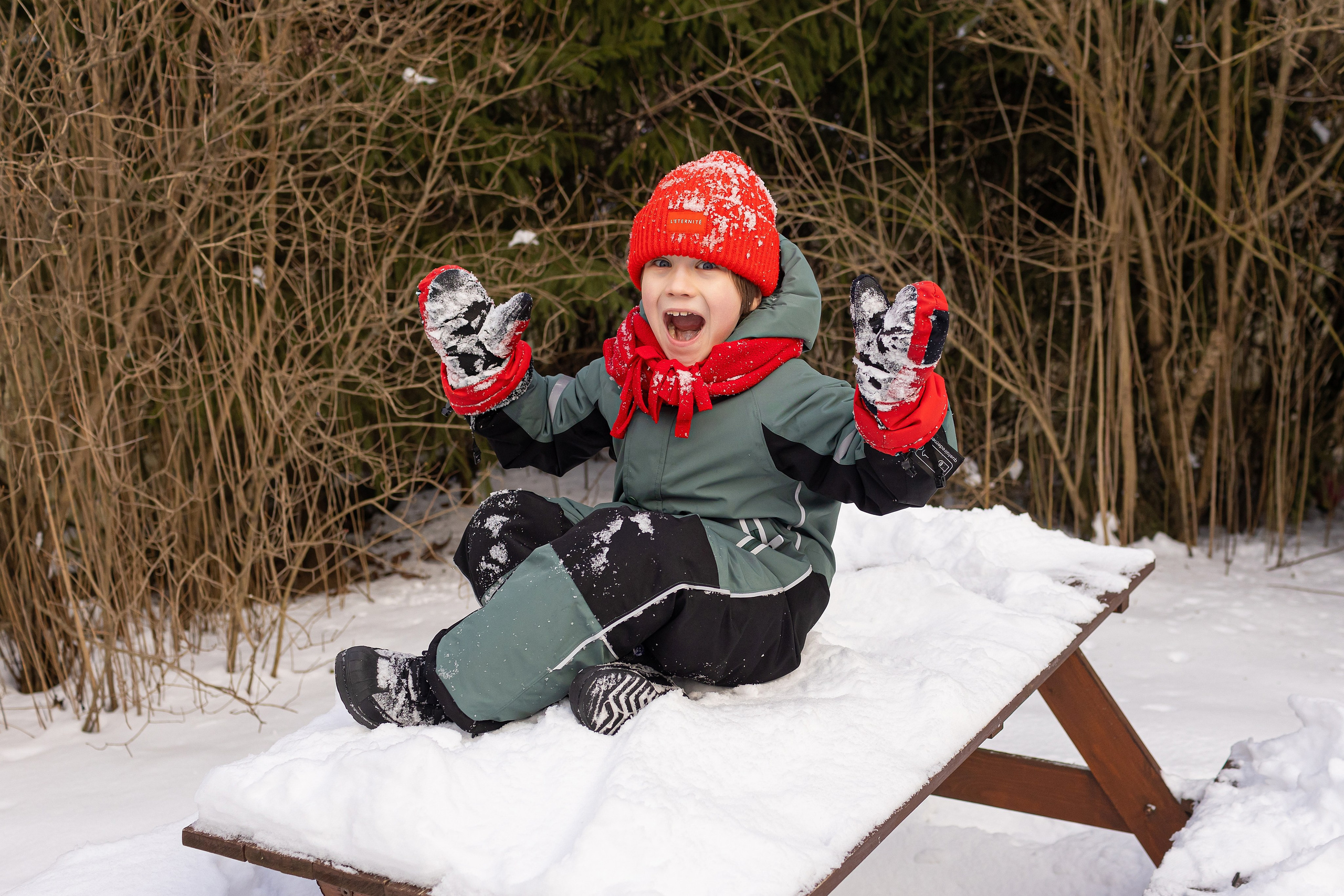 Зима в детском саду. Свадебный, семейный, детский фотограф в Санкт-Петербурге