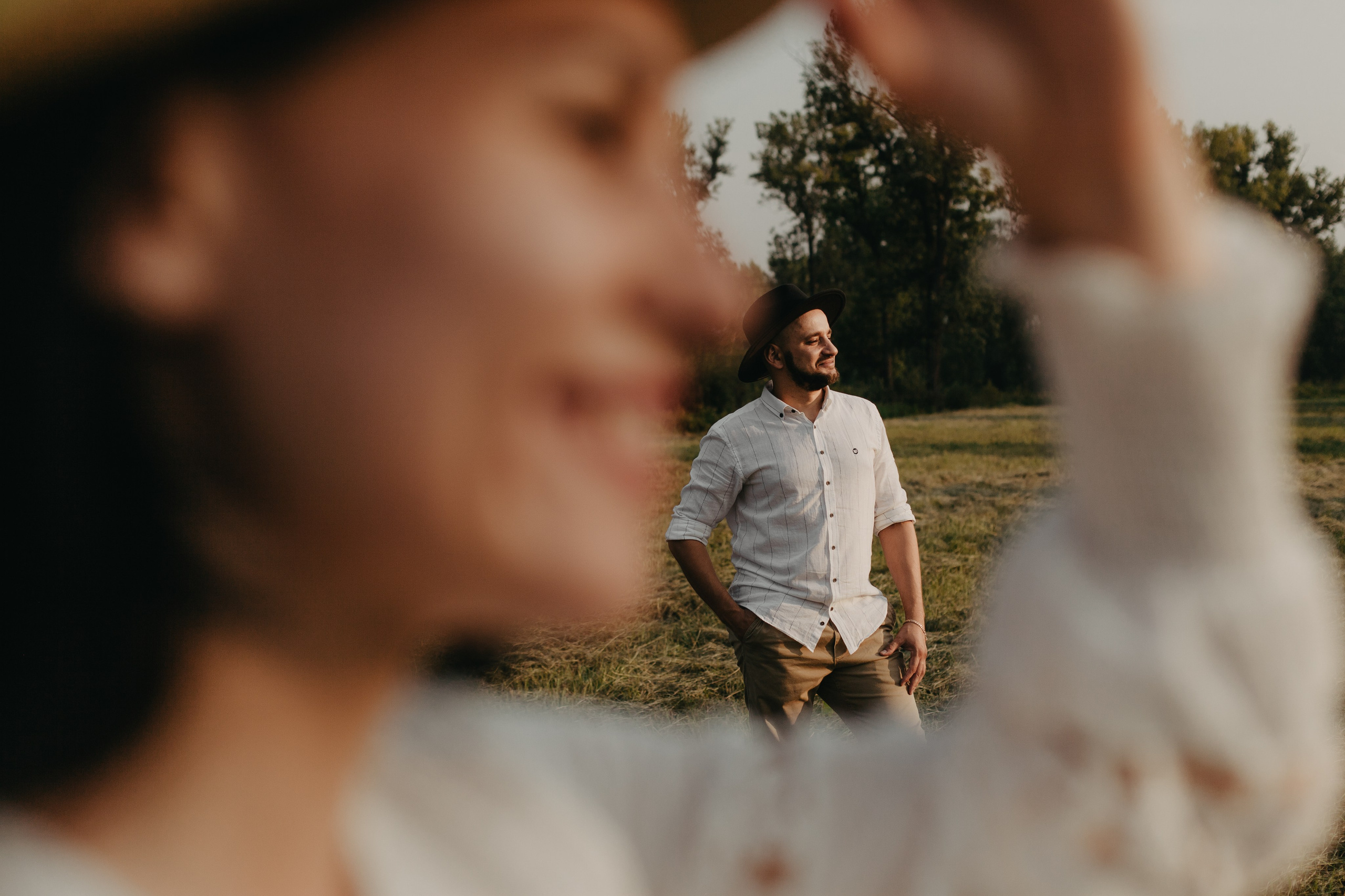 Свадебная лавстори на закате