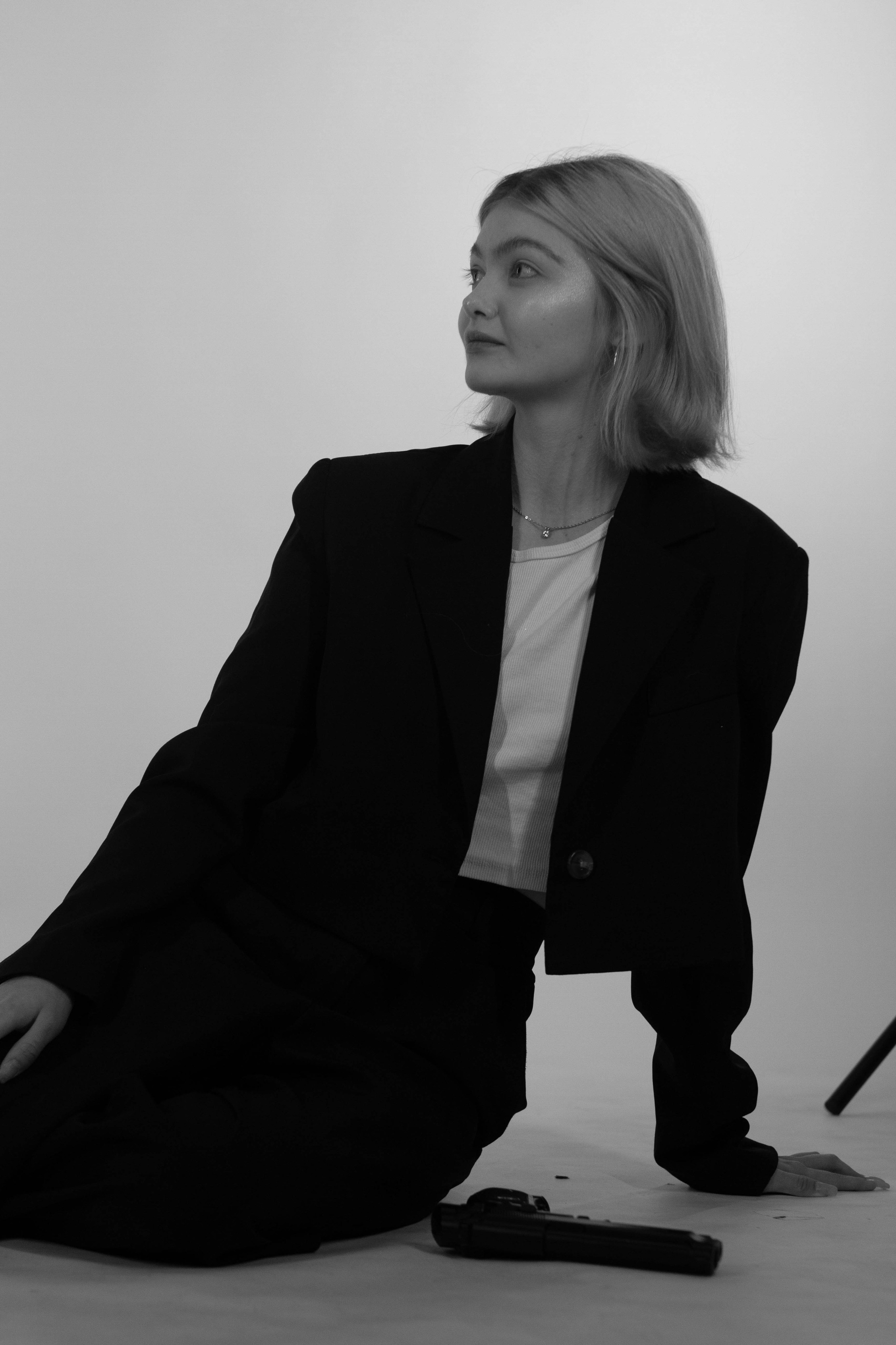 Лина фотостудия чб. Креативный фотограф Нижний Новгород Никита Корольков