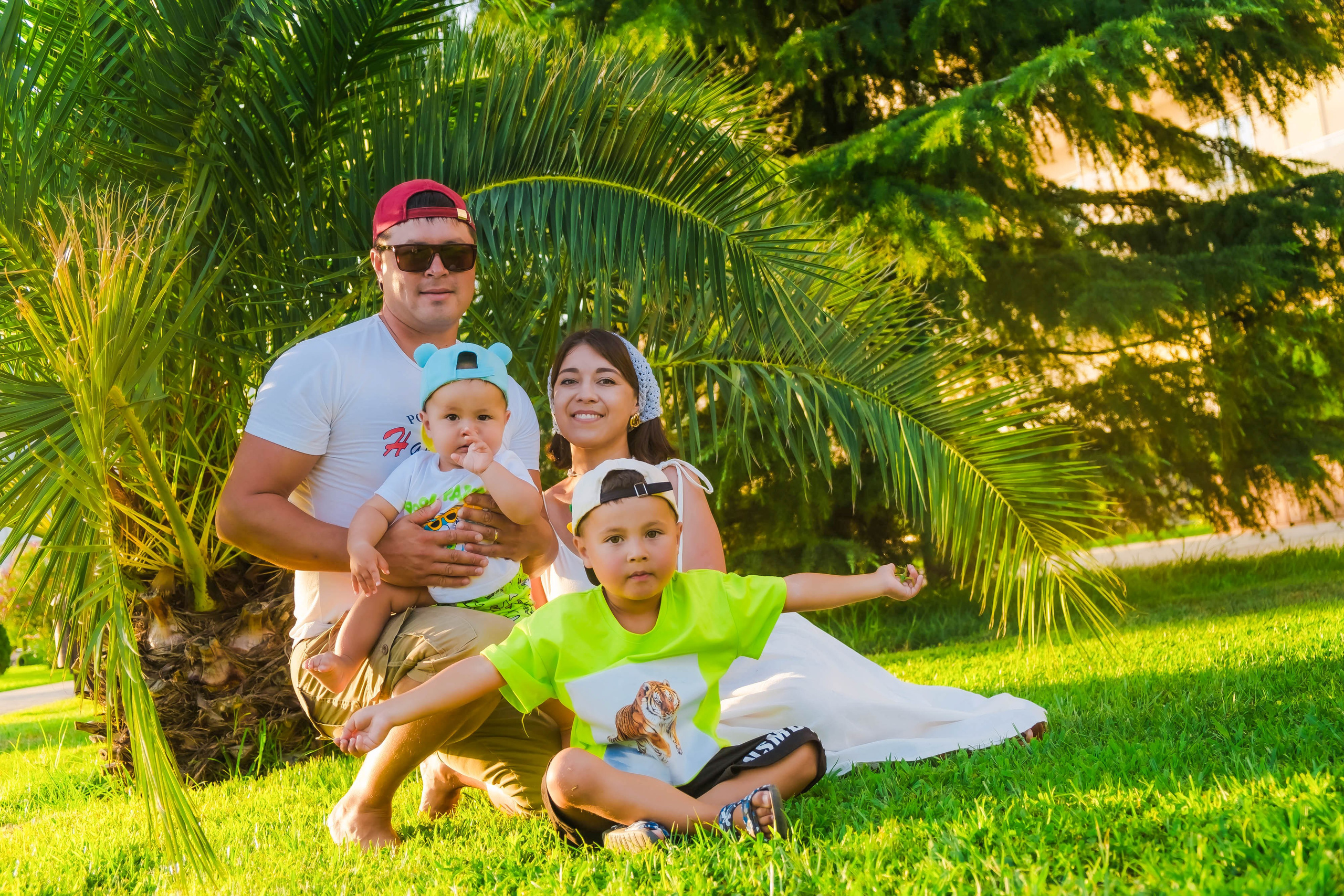 Айгуль и ее семья. Фотограф |Герасимова София