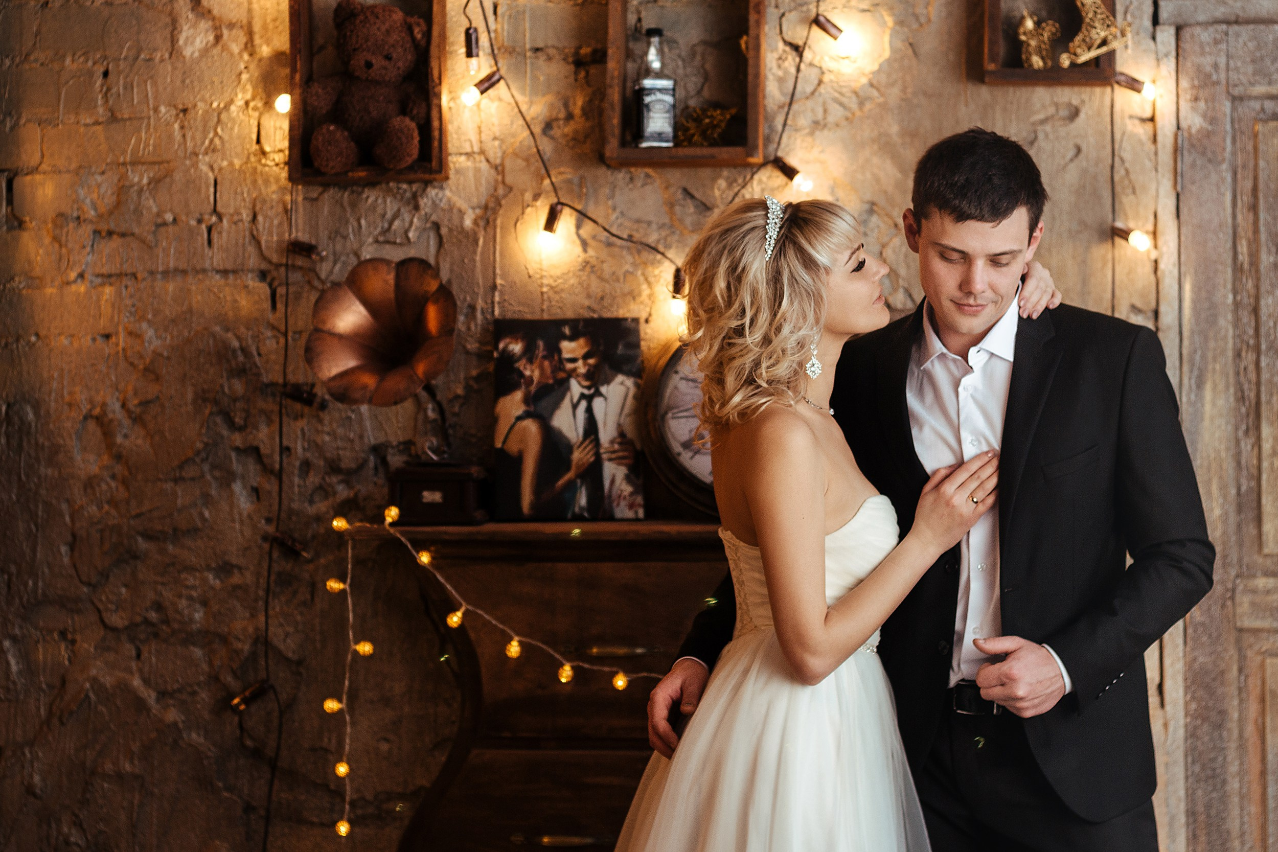 Свадебная фотосессия в студии. Фотограф Павел Герасименко