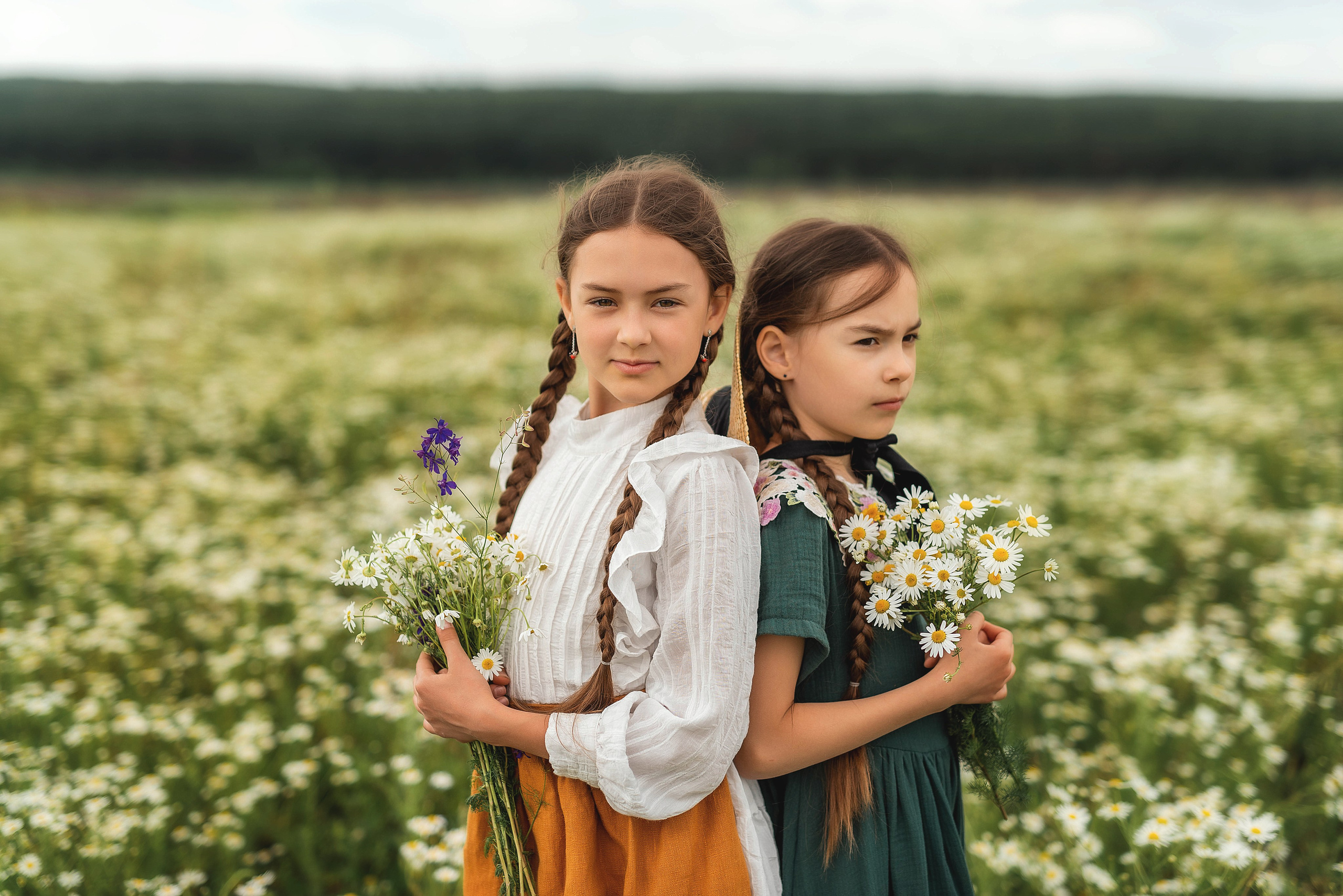 Фотосессия в ромашках. Семейный, детский фотограф в Воронеже Анна Никитина