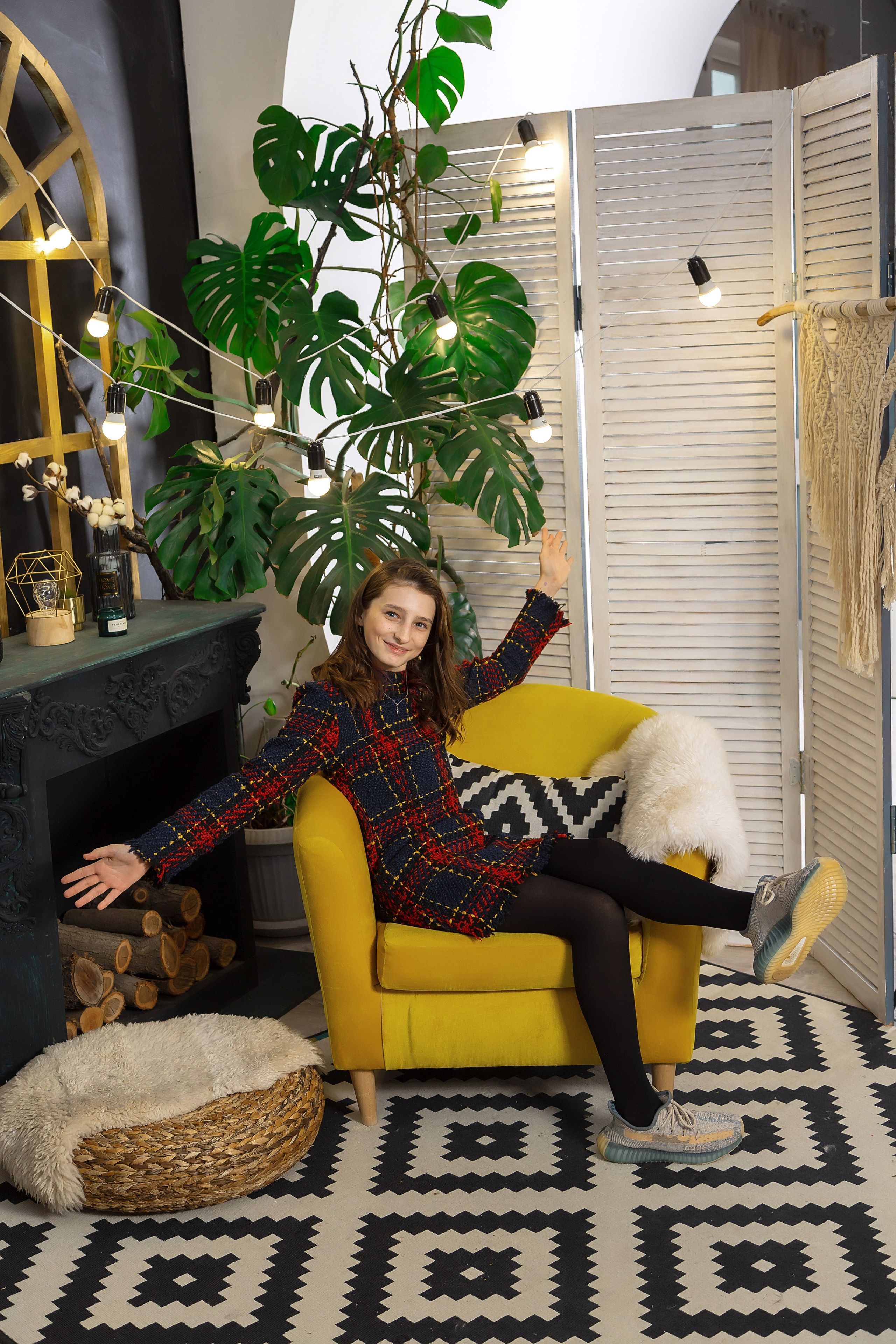 Новогодняя семейная фотосессия в студии в Волгодонске