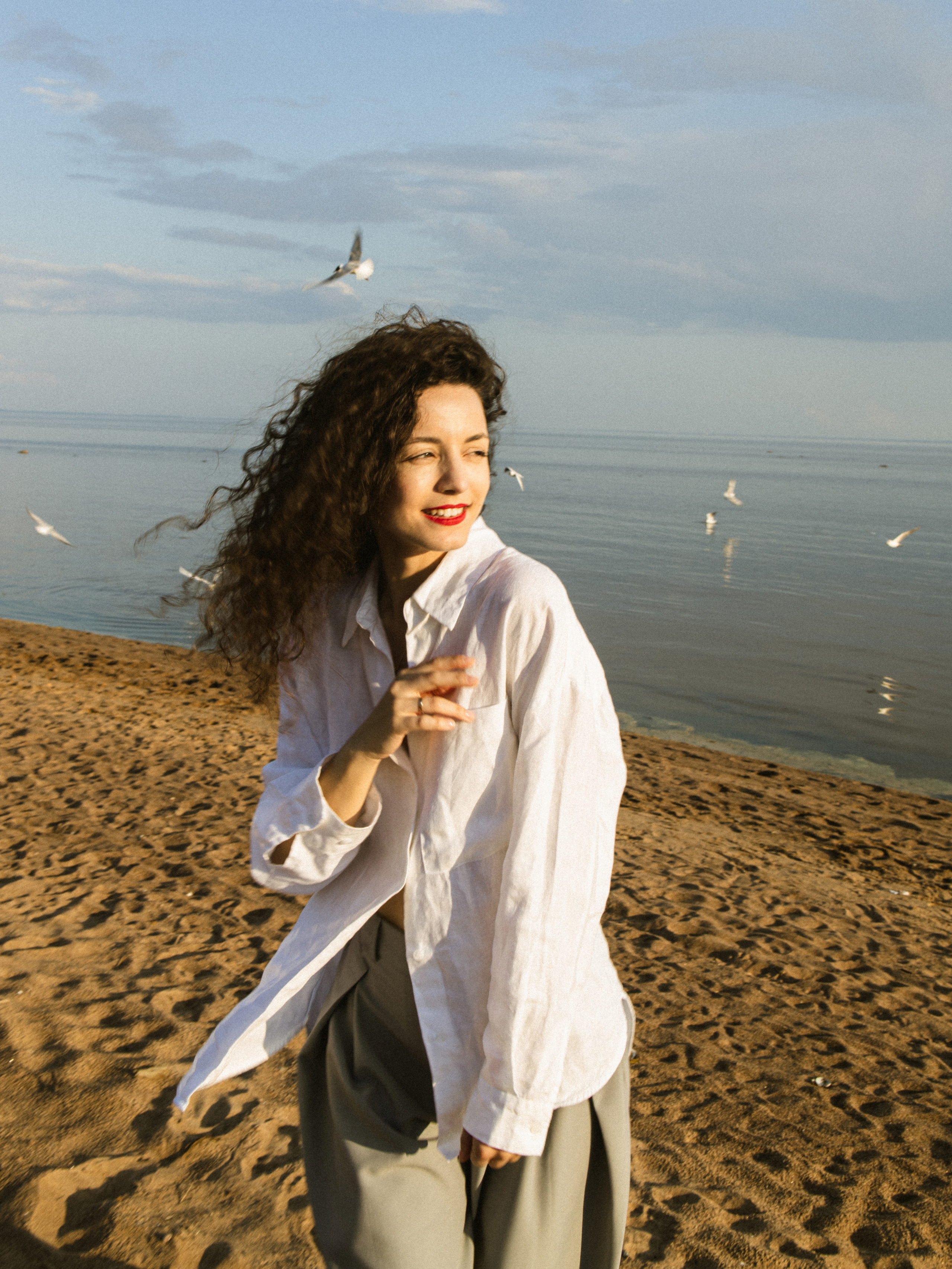 На берегу Финского залива. Фотограф СПБ Засорина Юлия