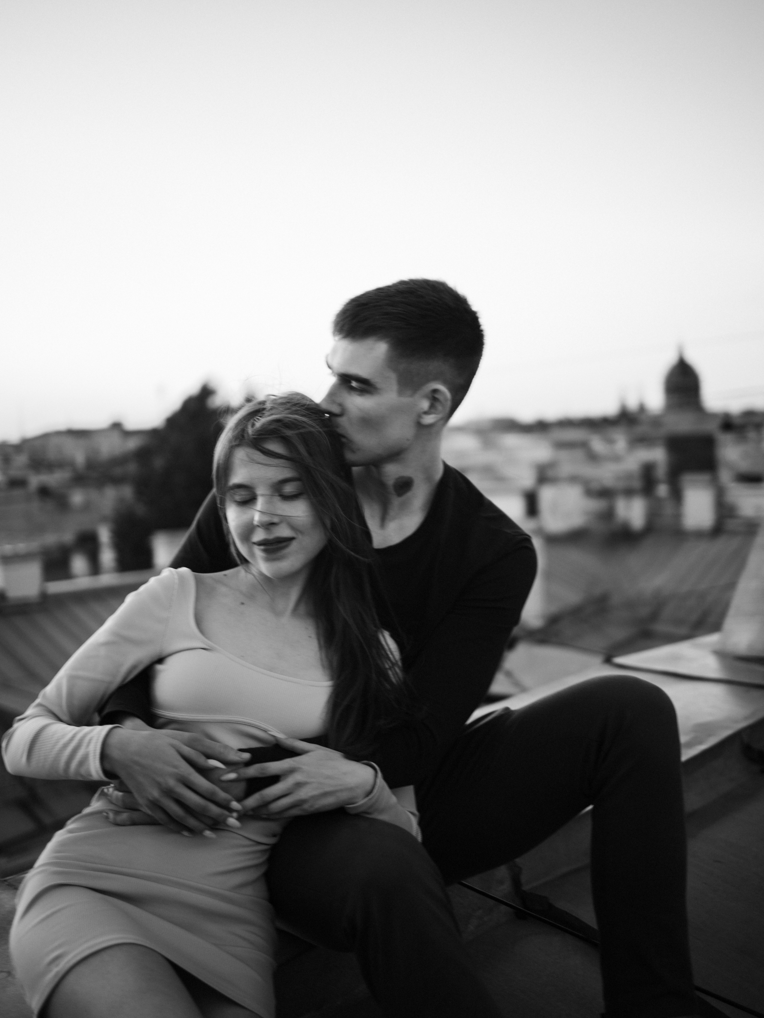 На крышах города. Фотограф СПБ Засорина Юлия