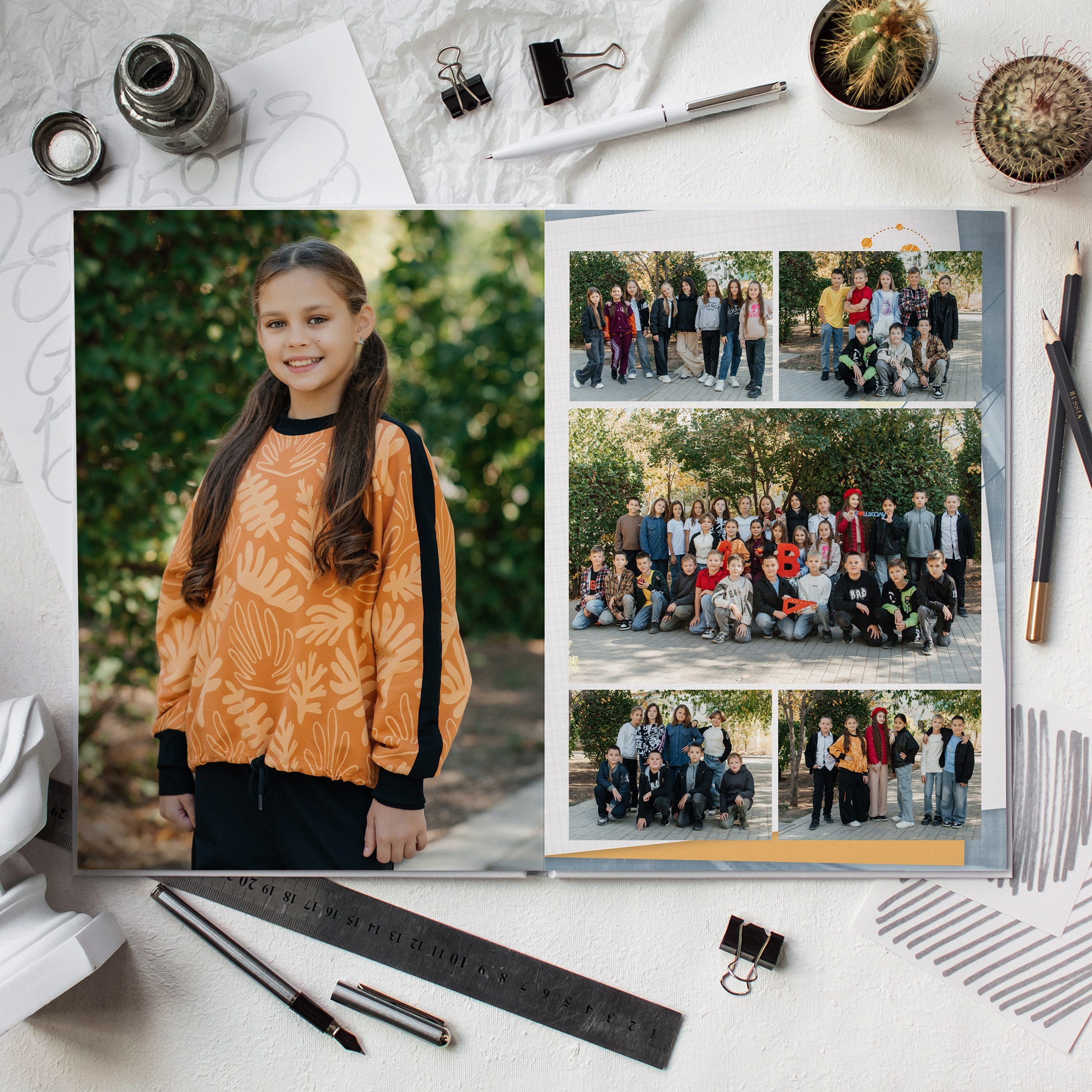 Прощай начальная школа. Дизайнер fotokniga_ast