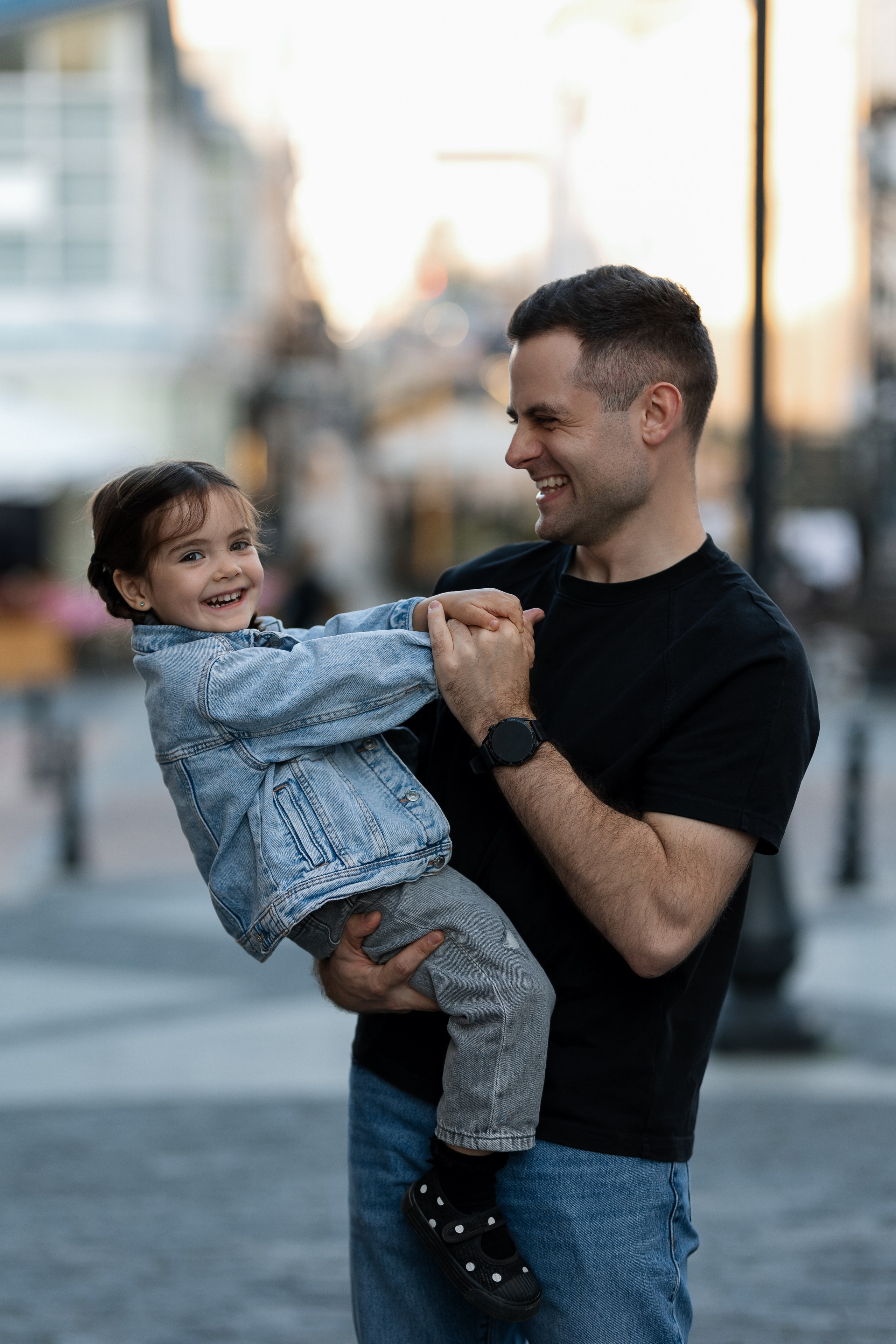 Семейная съёмка в центре города