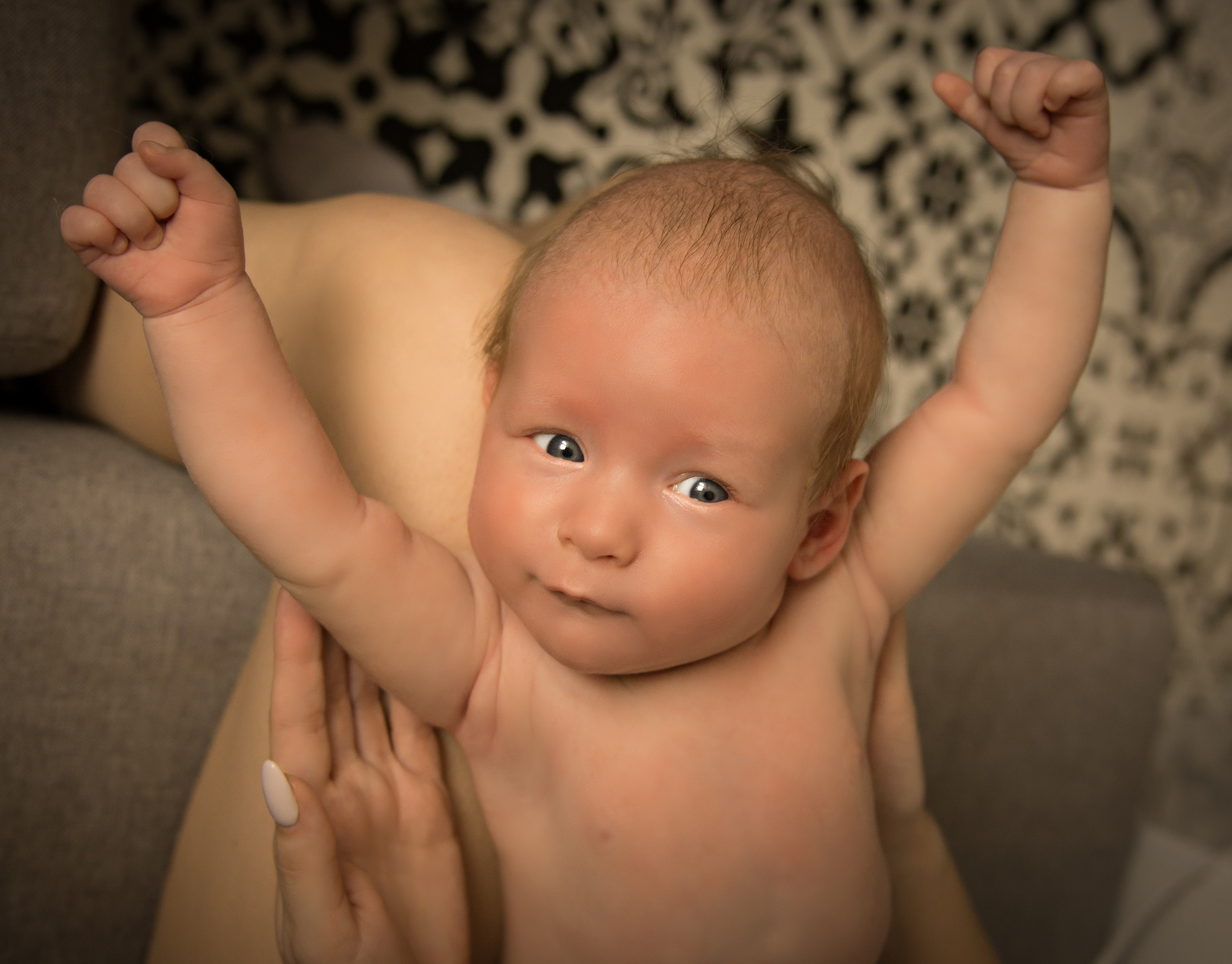 Семейная фотосессия дома. Новорожденный малыш. Фотосессия беременности — Крылова Натали — Москва