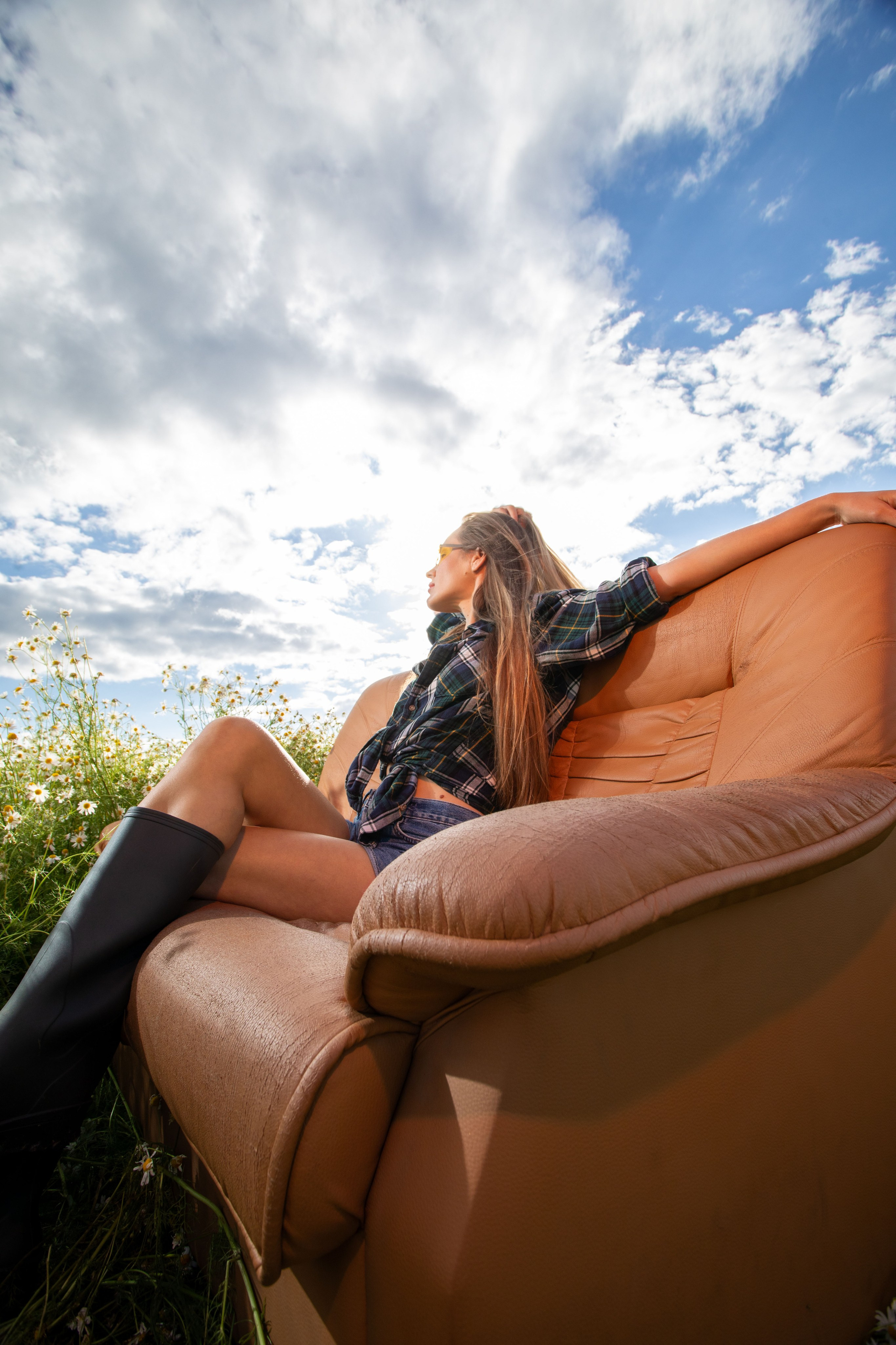 Fashion-Ромашки. Креативный фотограф Алексей Лем