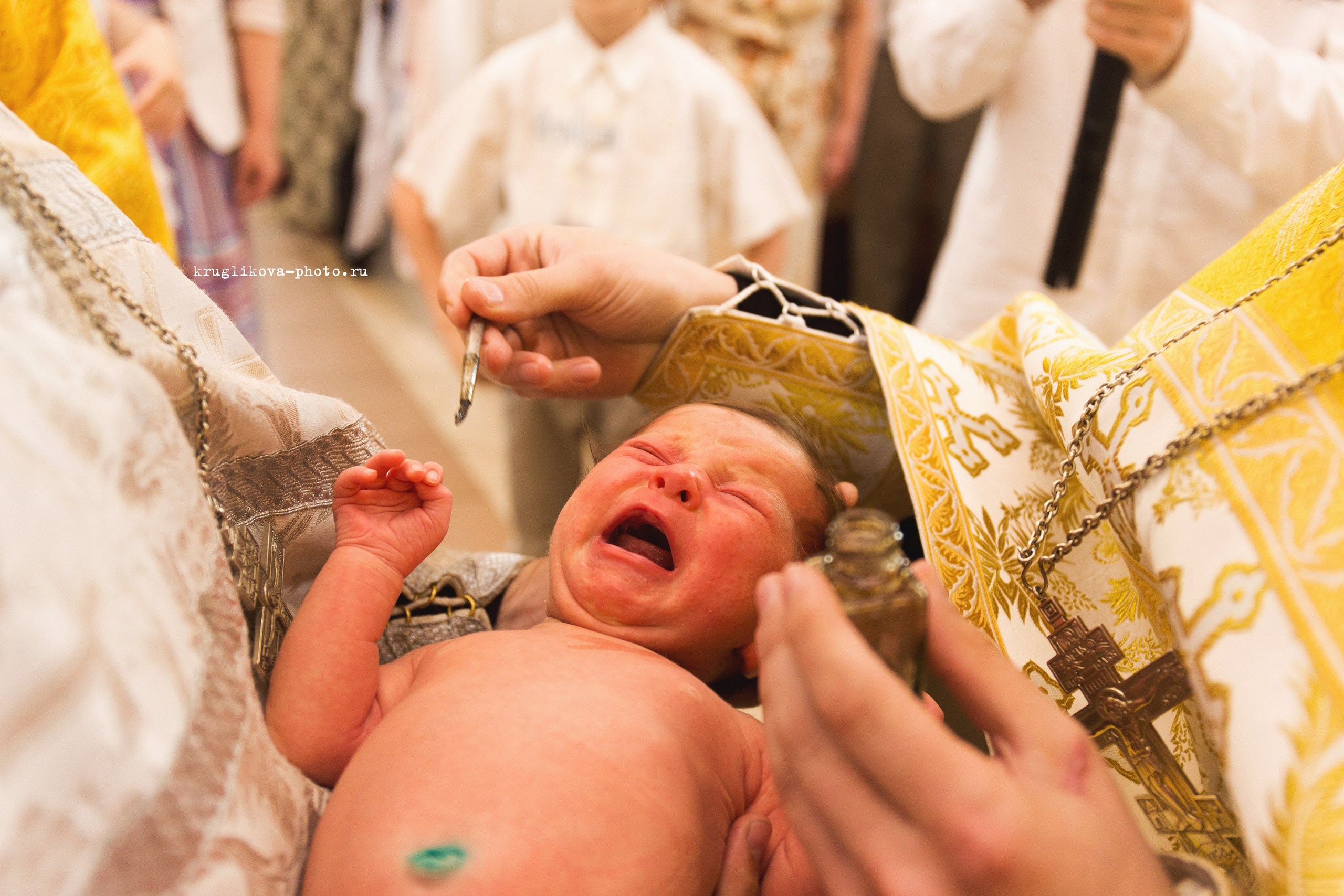Таинство Крещения. Фотограф новорожденных и детский в Сергиевом Посаде Кругликова Юлия
