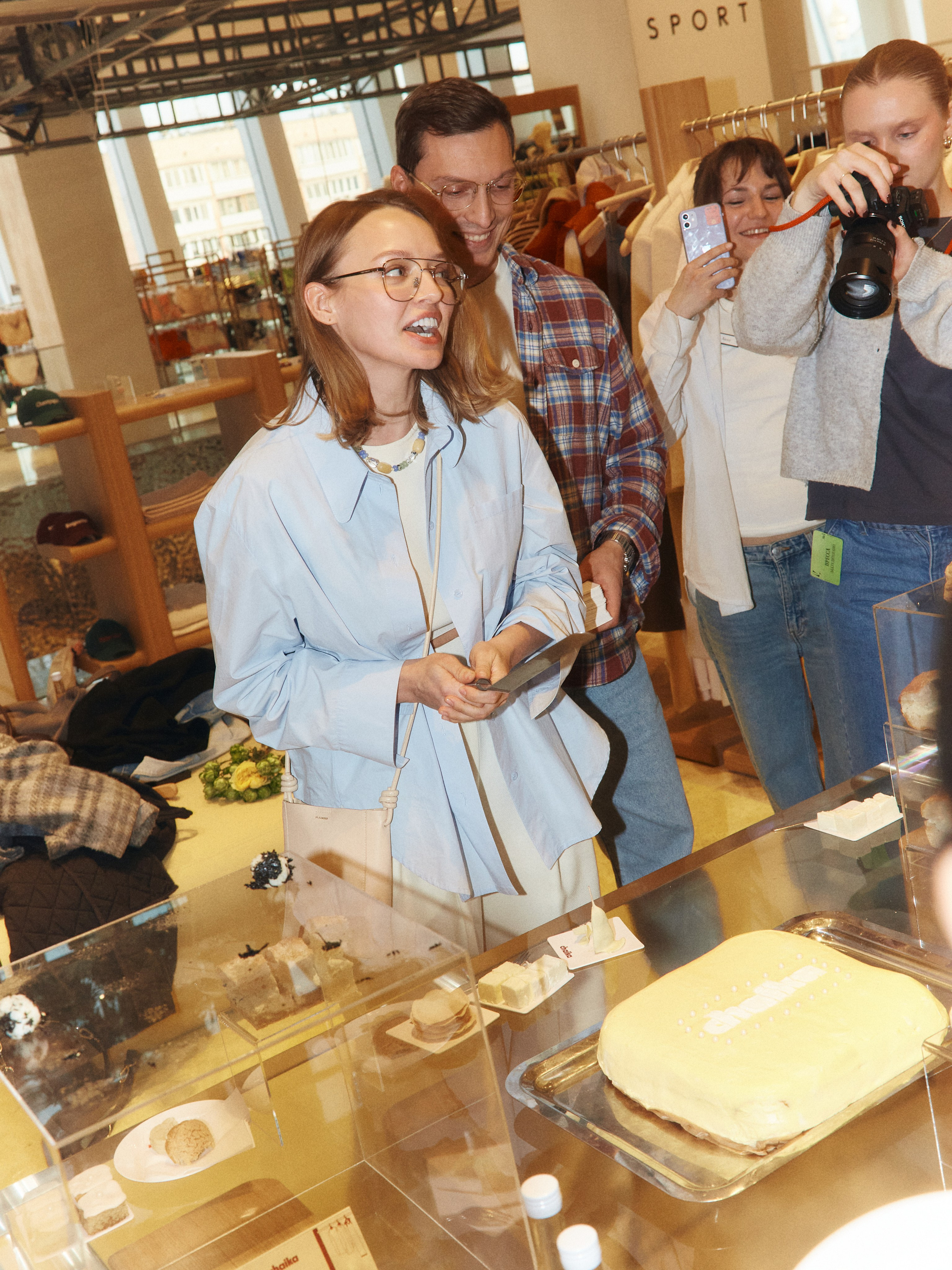 CHAIKA store opening in Tsvetnoy. Photographer Daria Ilkevich