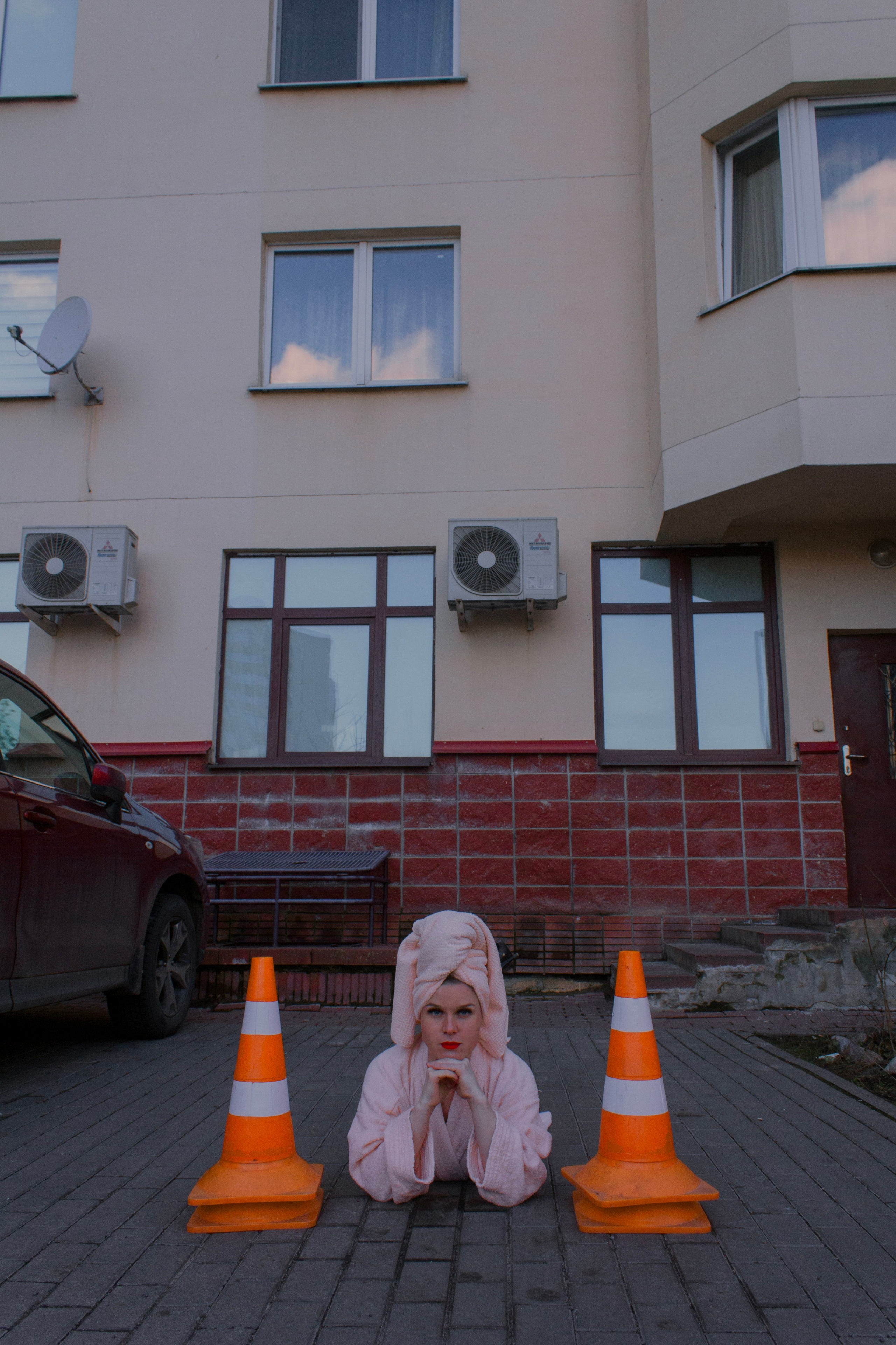 В городской солнечной ванне