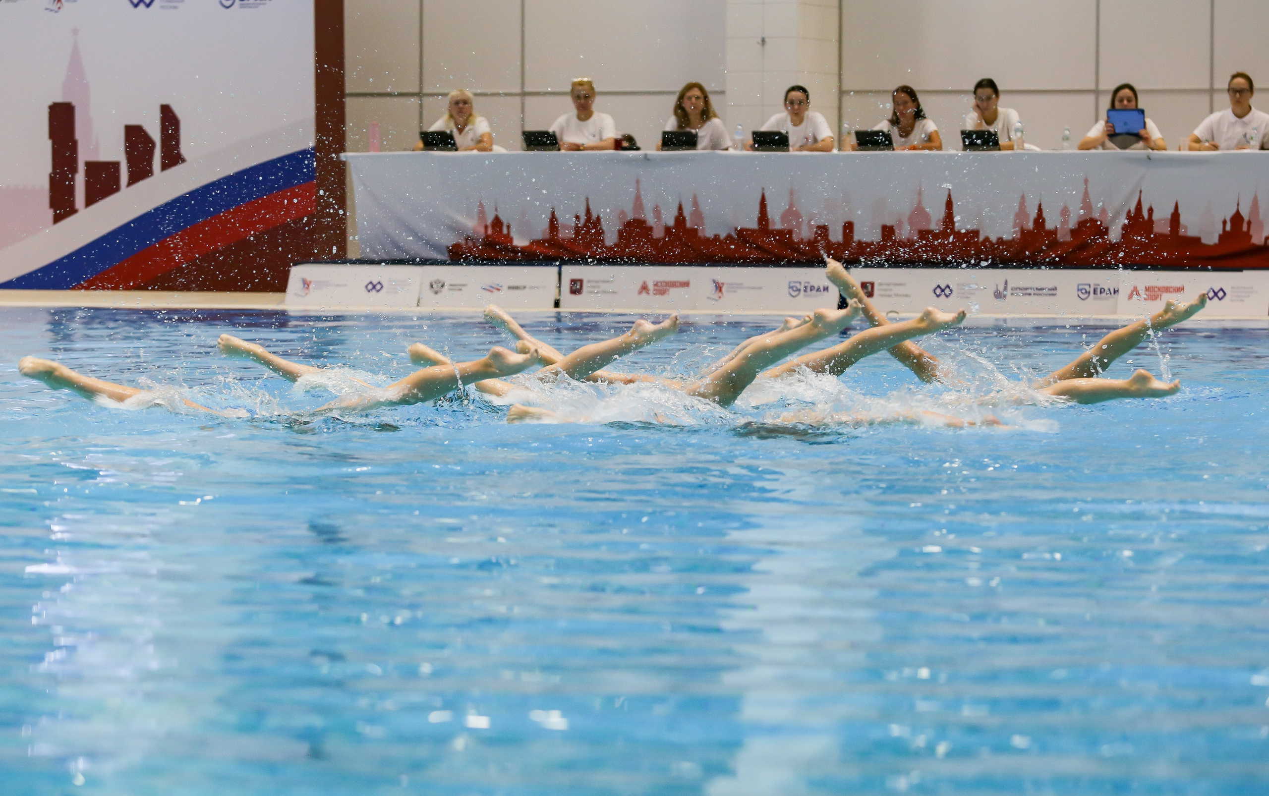 Первенство России по синхронному плаванию. Техническая программа. Группы. Репортажный фотограф в Москве