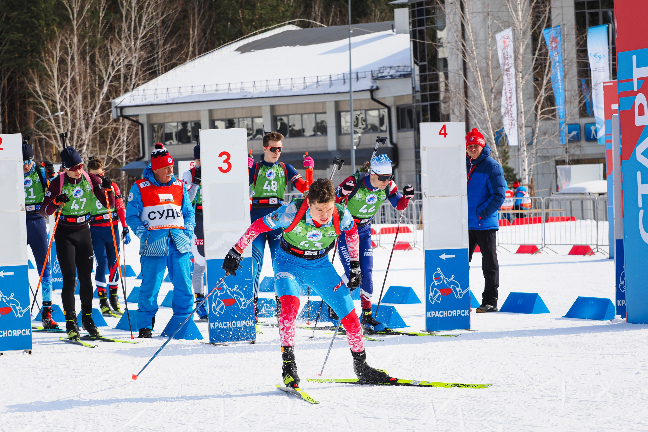 Биатлон / Первенство России. Репортажный фотограф Алексей Козьмин