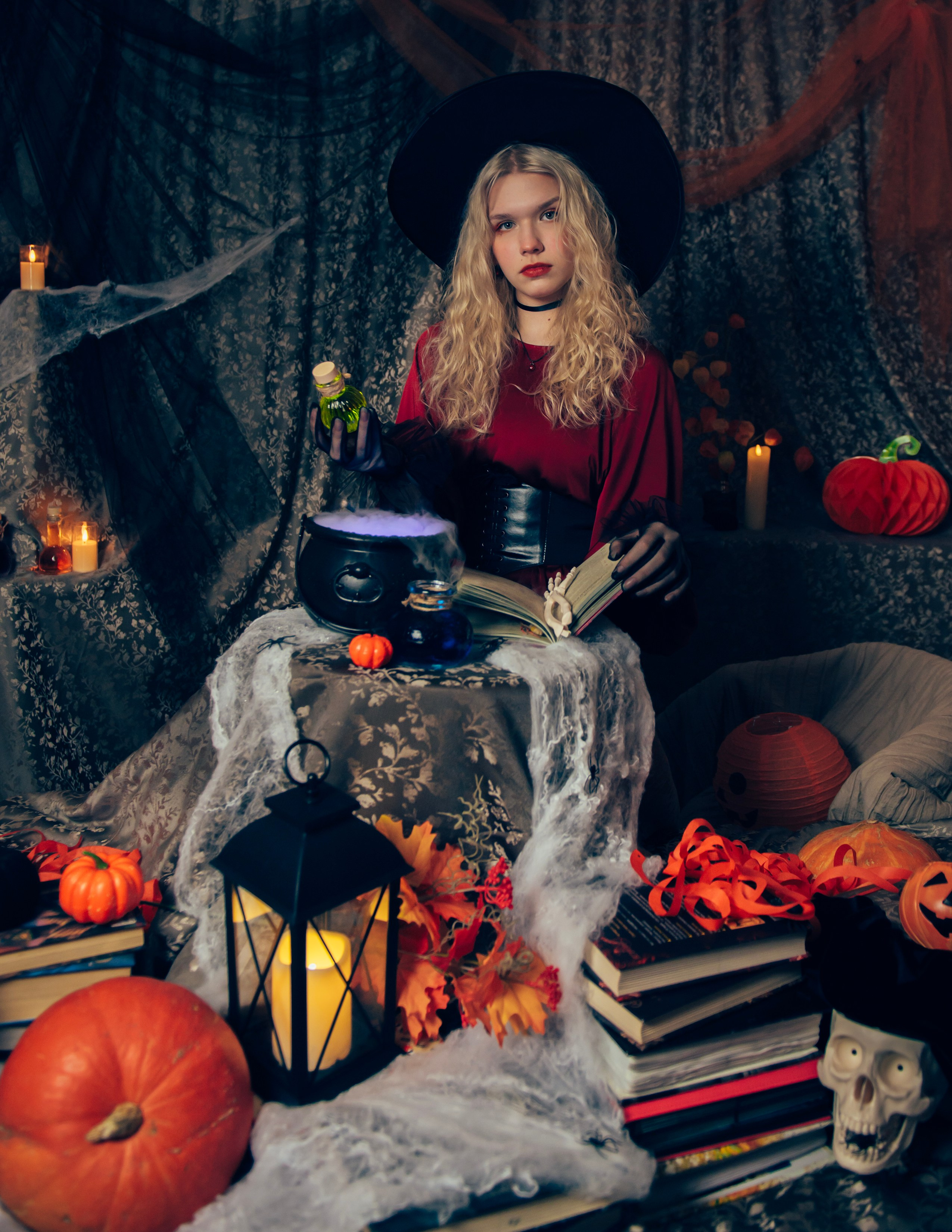 Witch in red. Свадебный и семейный фотограф в Москве Елена Новикова