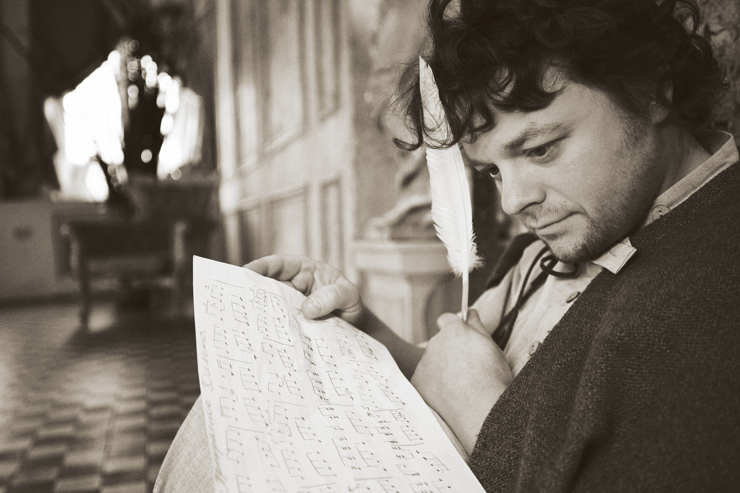 Сергей Друзьяк в образе Бродячего Музыканта. Анна Потявина. Фотограф Москва