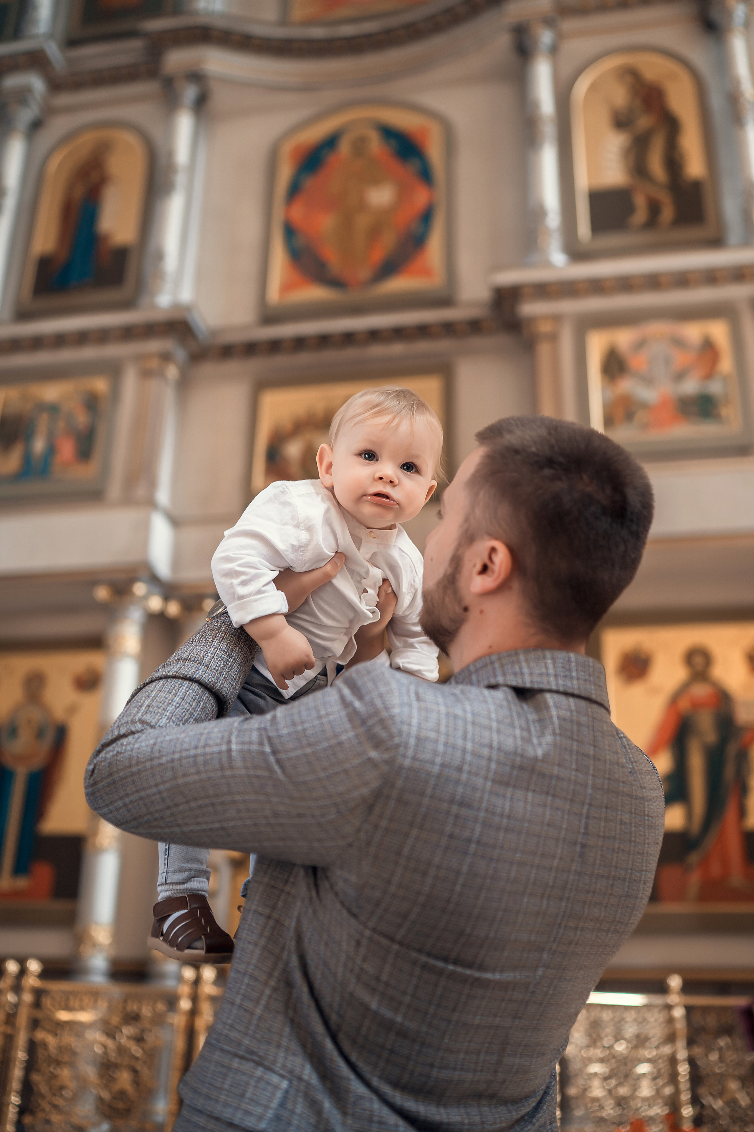 Крещение Максима, Храм Рождества Христова. Фотограф на Крещение и Венчание в Красноярске Рамазанова Юлия