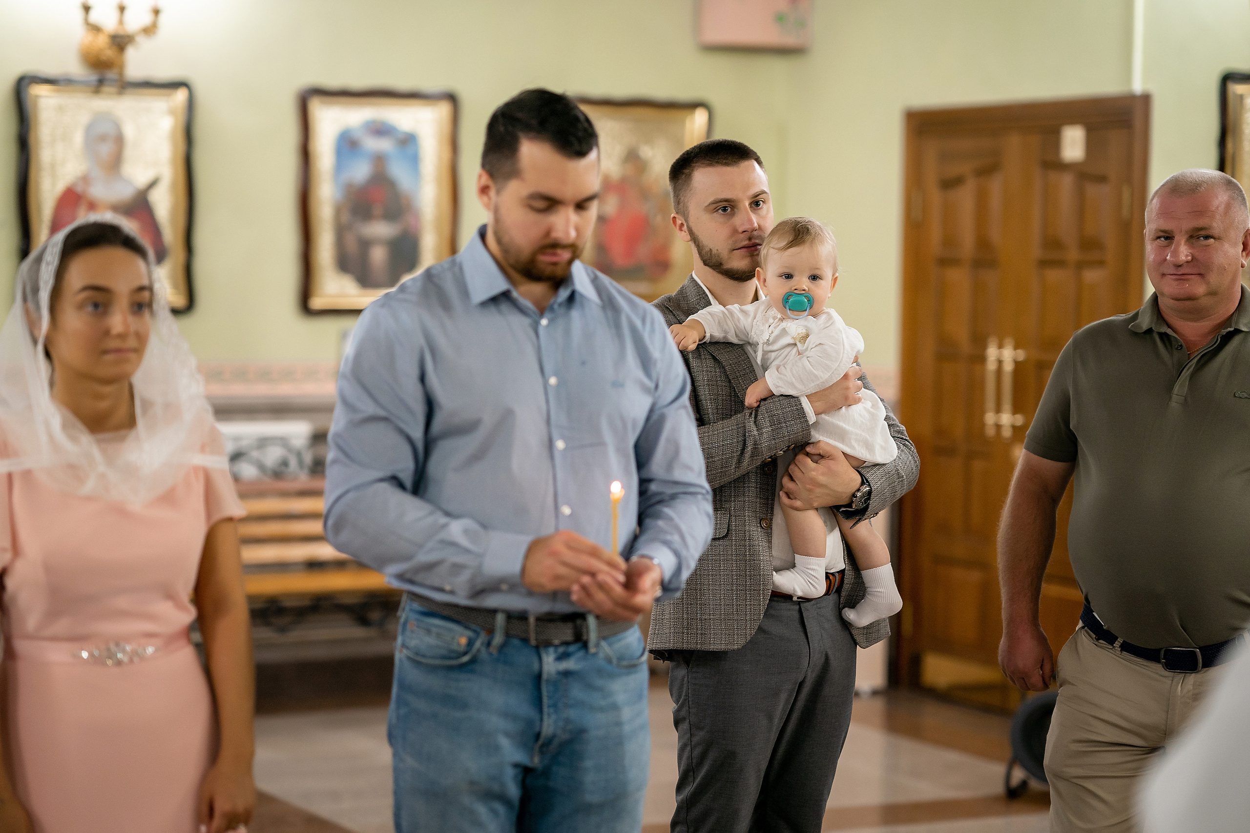 Крещение Максима, Храм Рождества Христова. Фотограф на Крещение и Венчание в Красноярске Рамазанова Юлия